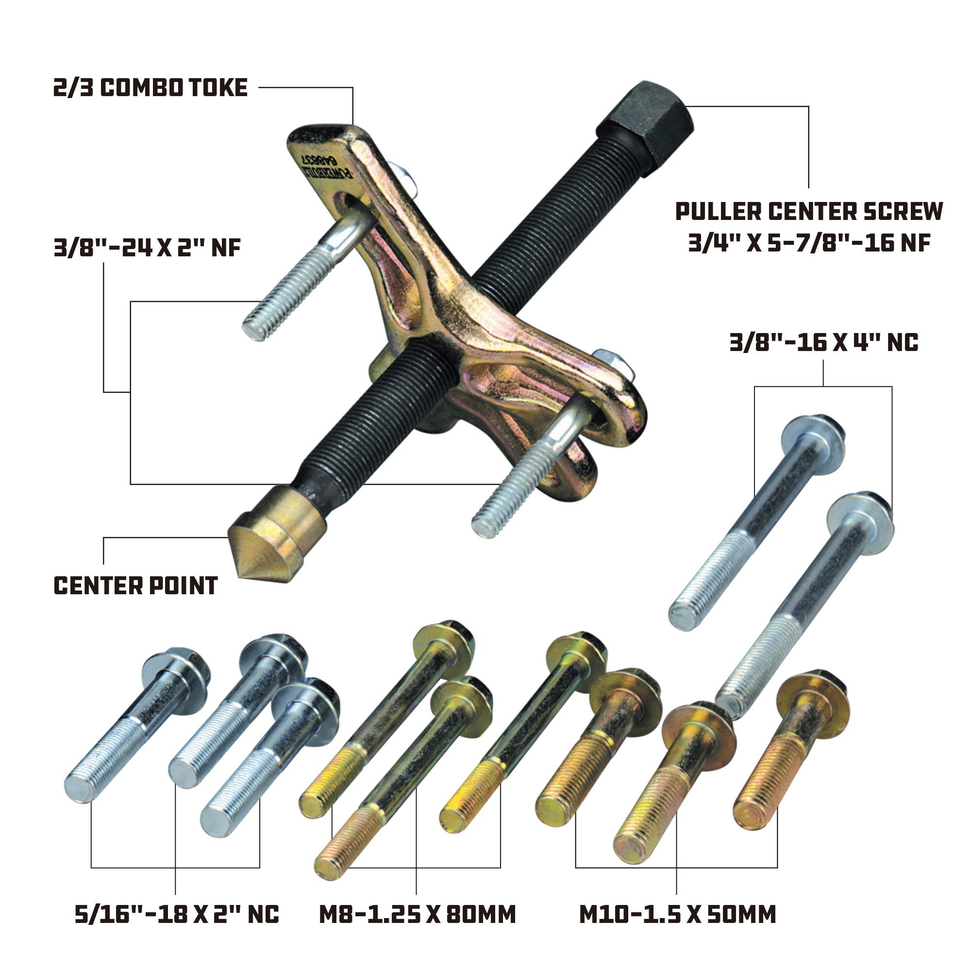 Alltrade 648436 Harmonic Balance Puller, Silver