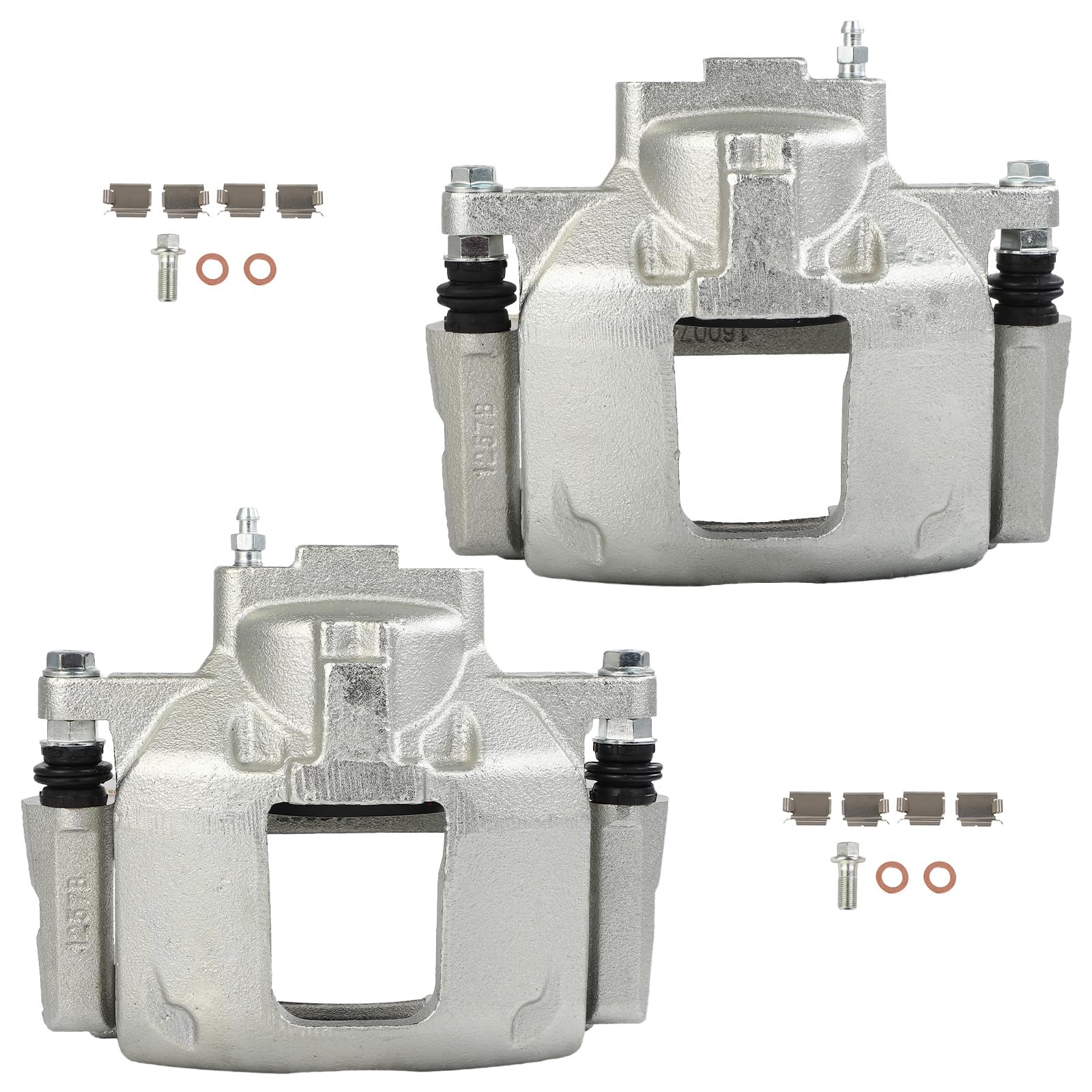 cciyu 18B5484 18B5485 Front Left & Right Brake Caliper with Bracket Fit For Chrysler For Town & Country 2013-2016,For Dodge For 