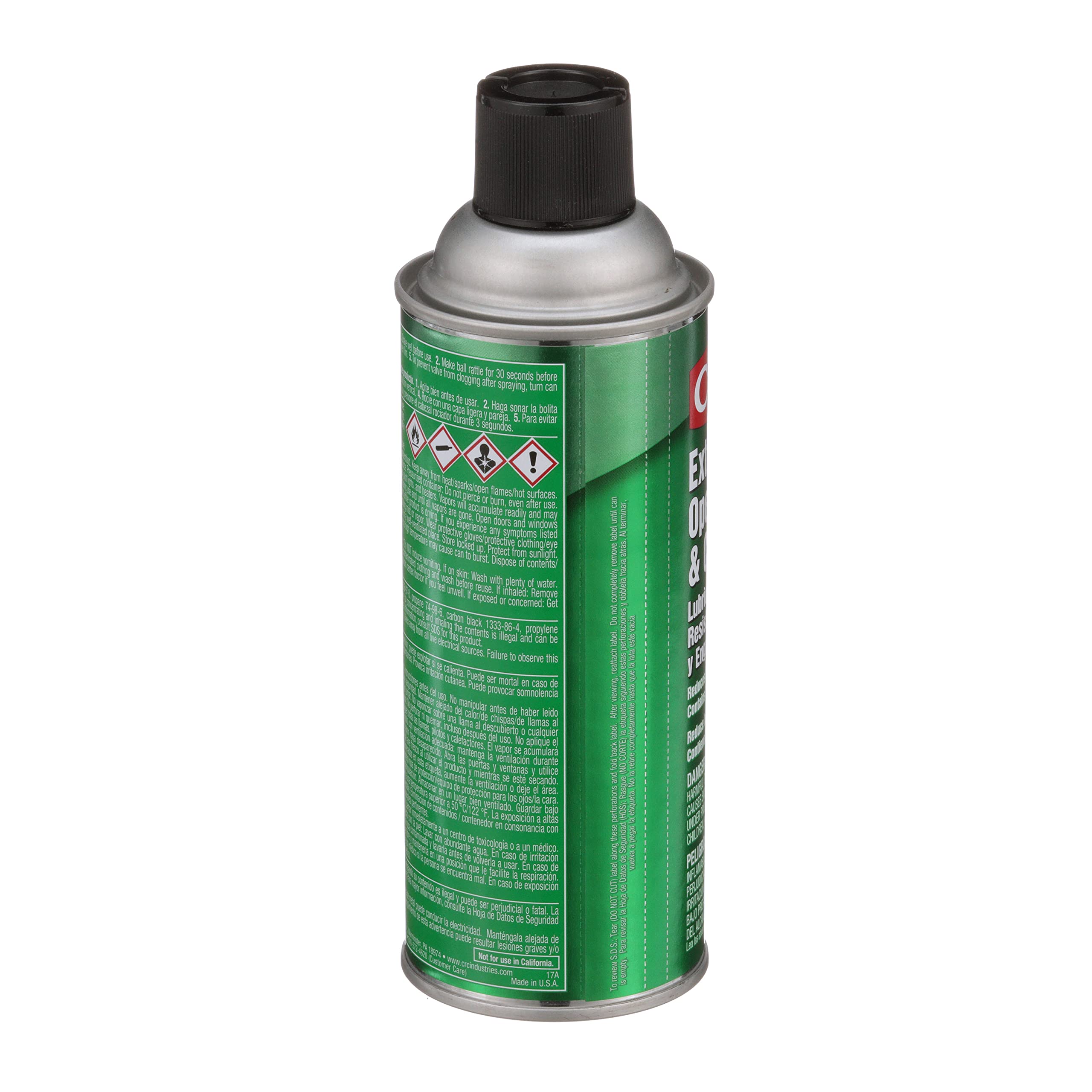 Crc Extreme Duty Open Gear & Chain Lube 03058 - 12 Wt Oz., Industrial Grade Lubricant W/ Moly And Graphite