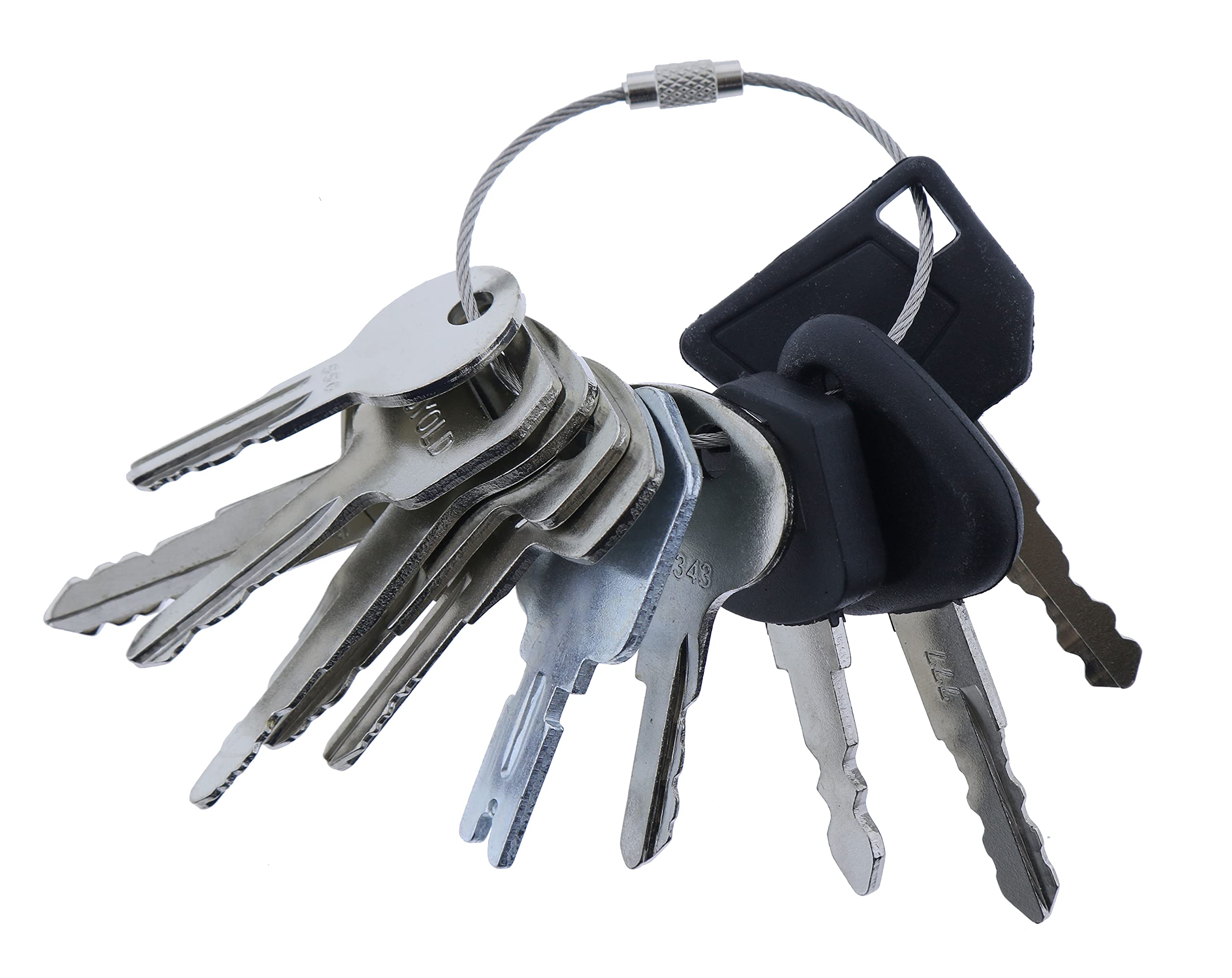 Solarhome 12 Forklift Key Set Forklift Keys Master Set For Yale Cat Clark Komatsu Toyota Doosan Nissan Hyster Jcb Volvo Tornado Mitsubishi Forklift Keys Set
