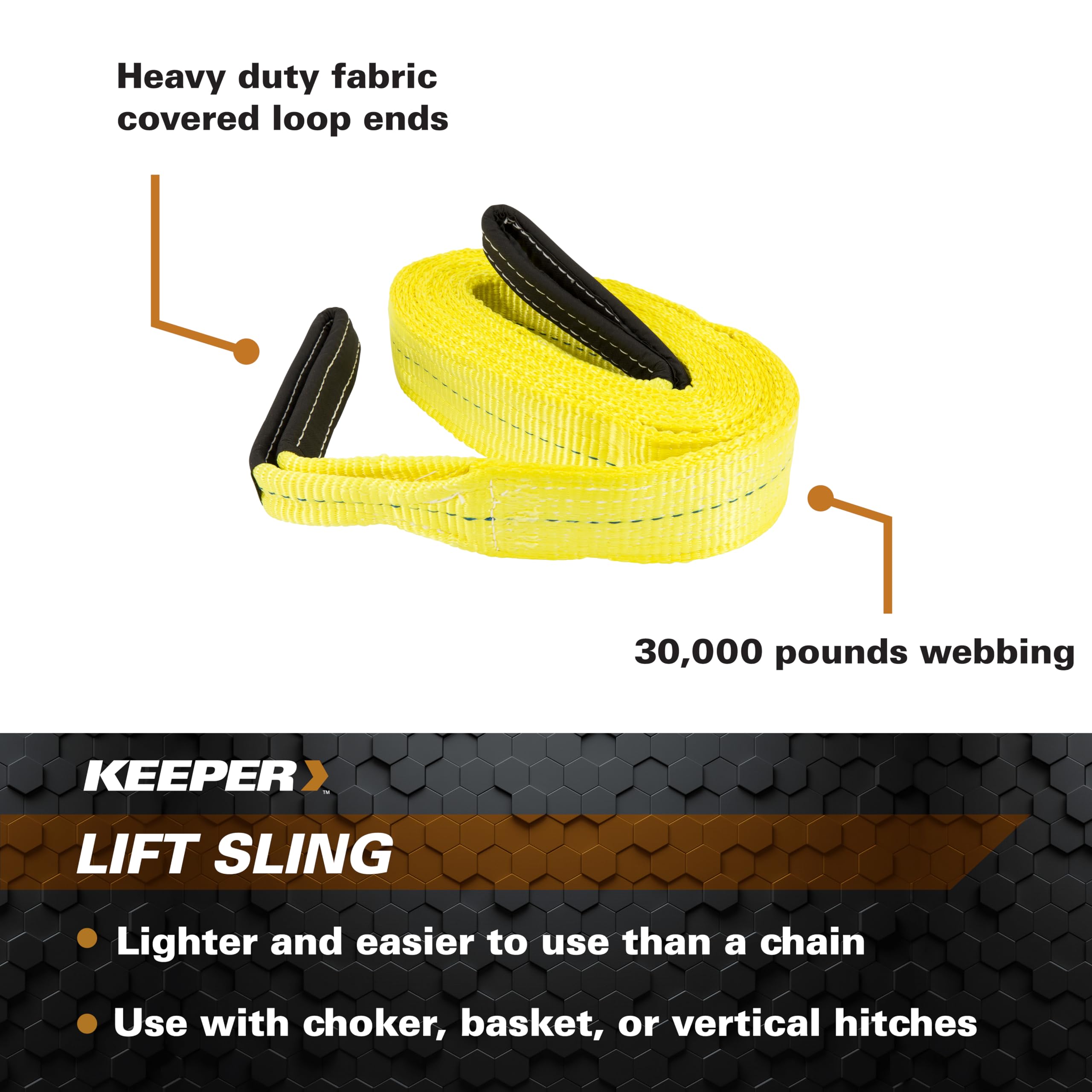 Keeper (02638 16' X 3'' Lift Sling