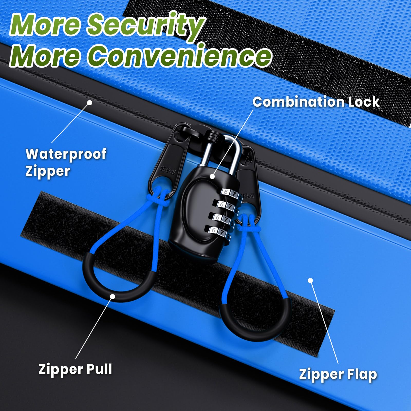 APTY Rooftop Cargo Carrier Bag, 16 Cubic Feet, Waterproof PVC, Model SMA-B16-L, for All Vehicles, Includes Anti-Slip Mat & Lock