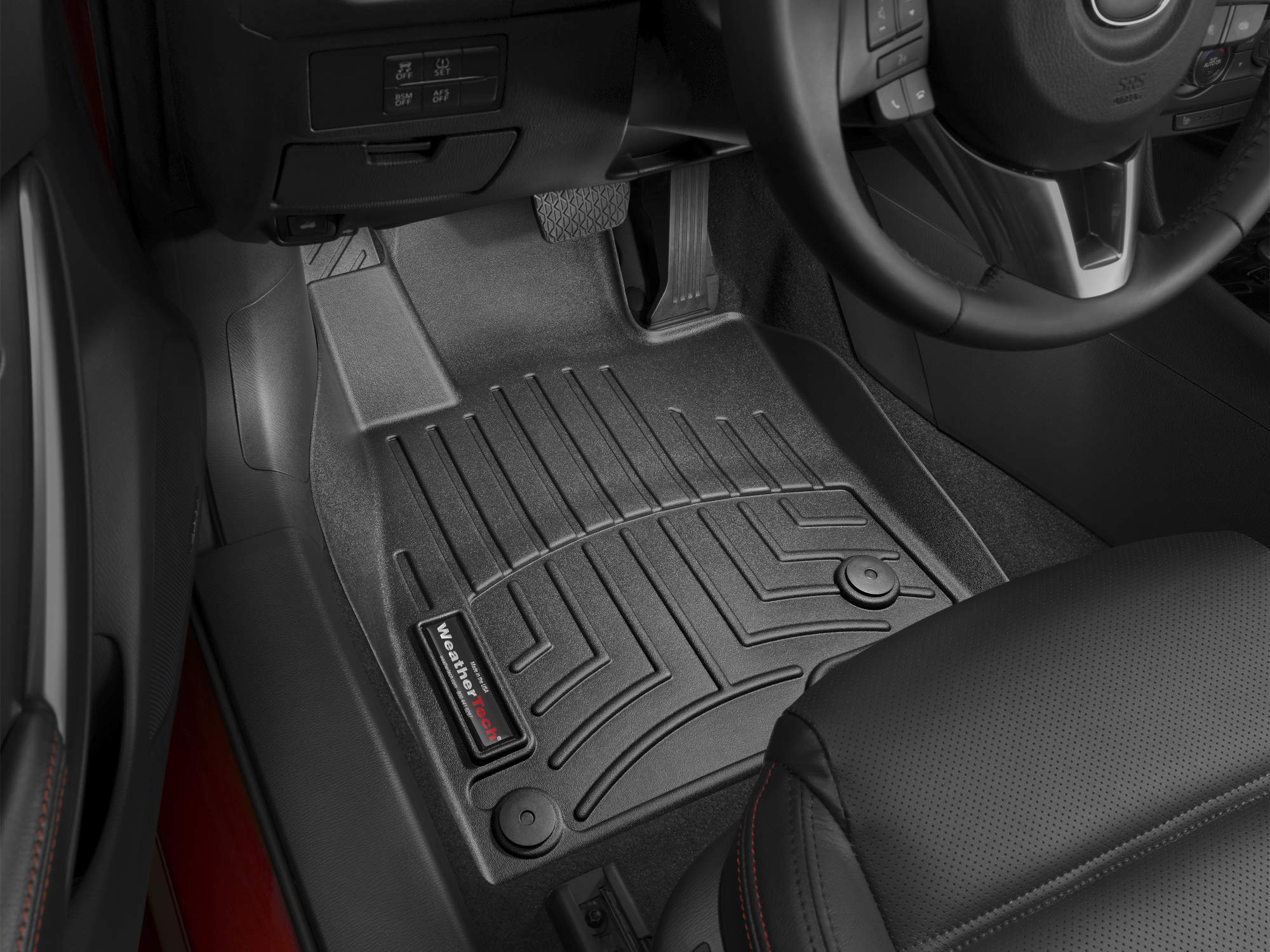 Weathertech Custom Fit Floorliners For Mazda Mazda3, Mazda6-1St Row (444861), Black