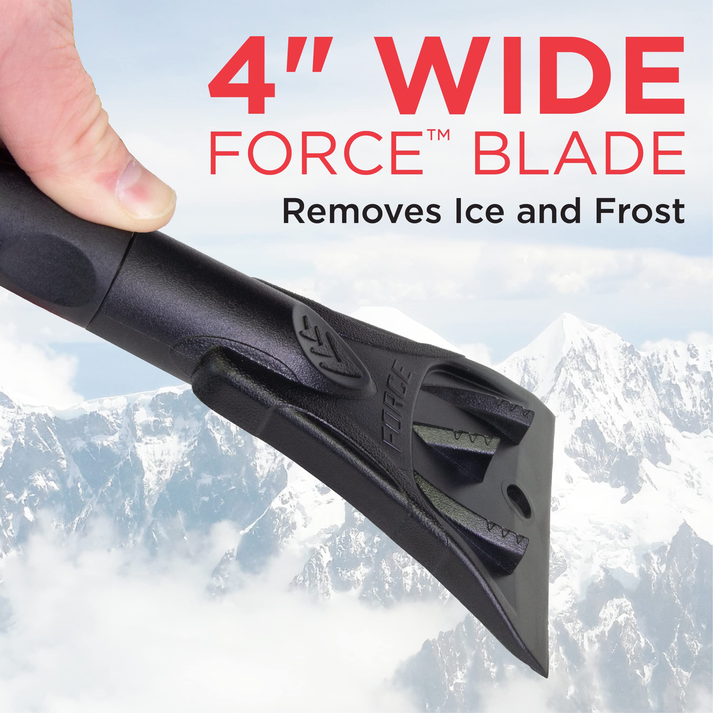 Mallory Force 17    518Rfb Snowbrush With Ice Scraper For Car, Single