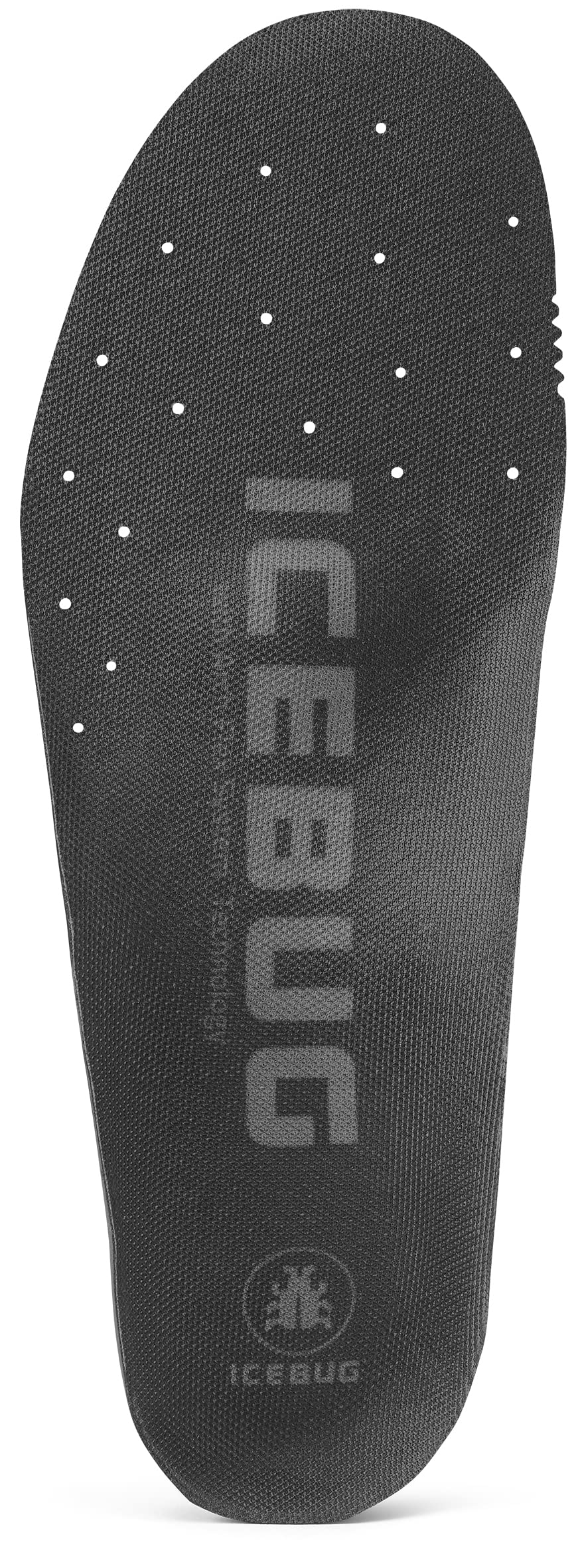 Icebug Slim Insoles with Dynamic Arch Support  Black High Arch  M 5/W 6.5-7-New