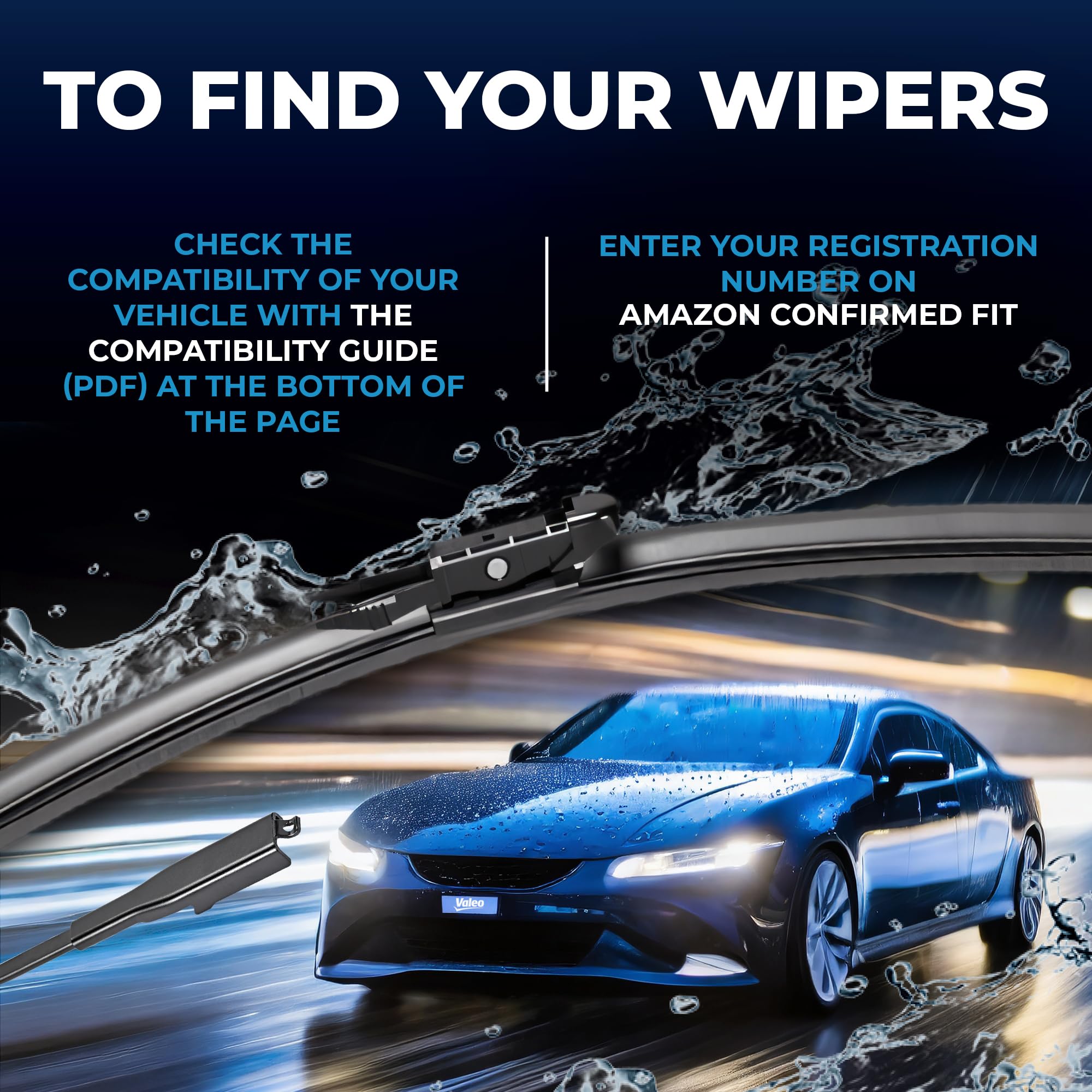 Valeo 574327 (Vm414) Silencio X-Trm Wiper Blade Set - 21''/19'' (Pack Of 2)
