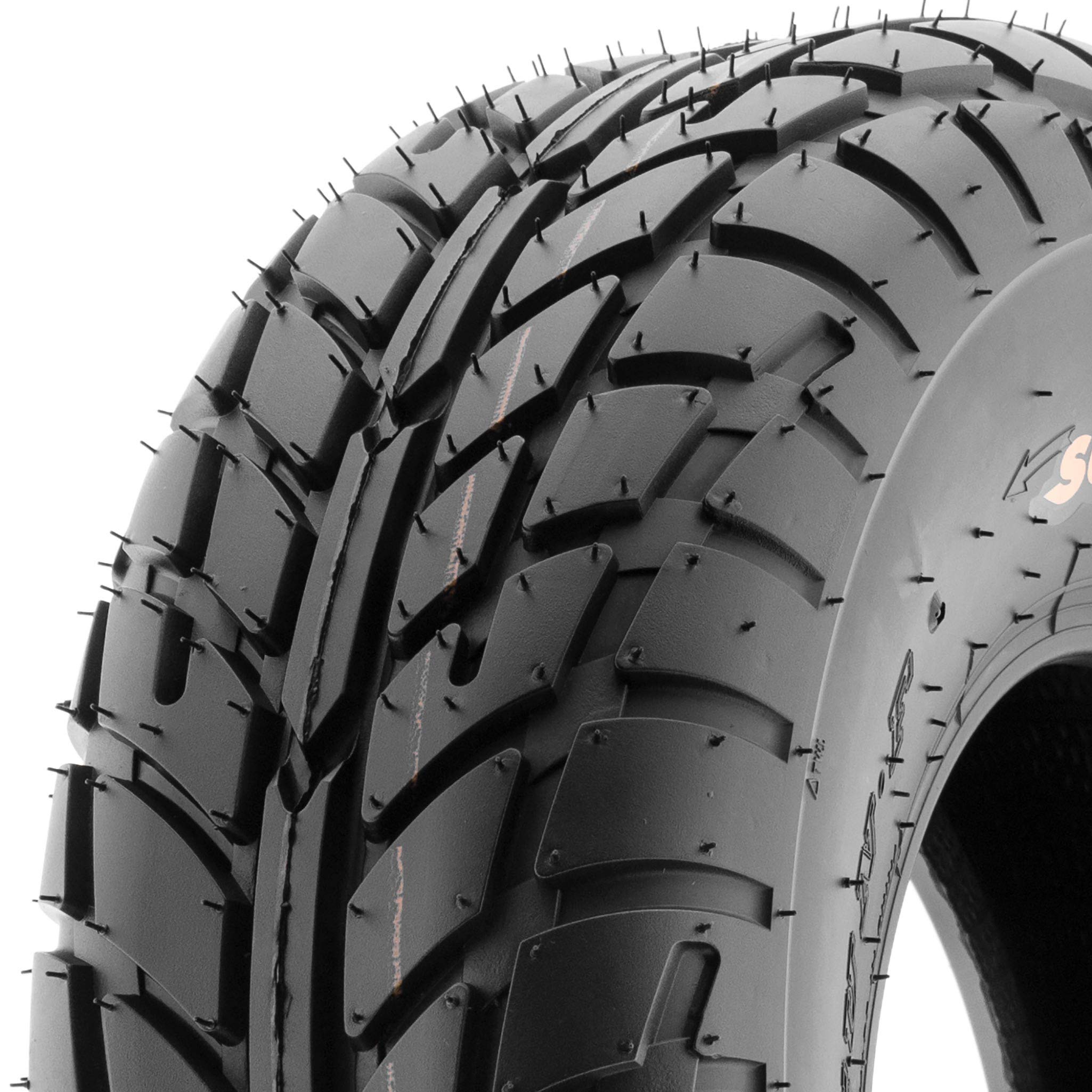 Pair of 2 SunF A021 TT Sport ATV UTV Dirt& Flat Track Tires 19x7-8, 6 PR, Tubeless