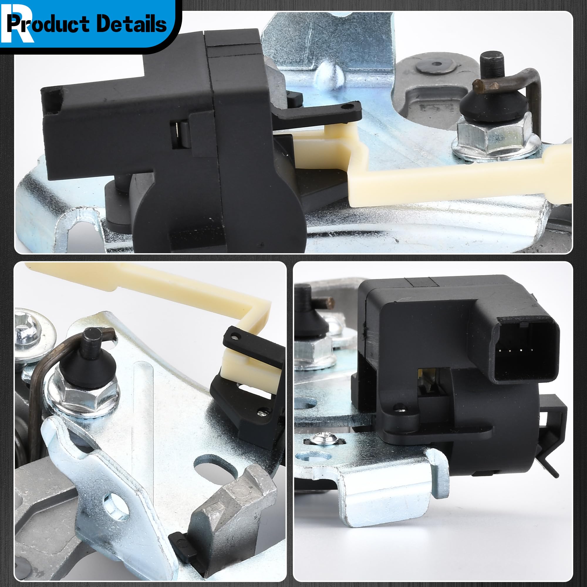 RHAOCZIYAUTO Steering Column Gear Shift Bracket Sensor, ABS Plastic/Aluminum, Silver, Model 68470756AA, Compatible with 2009-2021 Dodge Ram