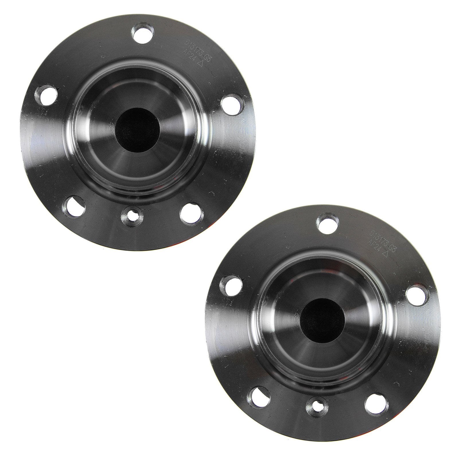 Trq Front Wheel Hub Bearings Assembly Set Compatible With 2002-2005 Bmw 745I 745Li 2006-2008 750I 750Li 2004-2006 760I 2003-2008