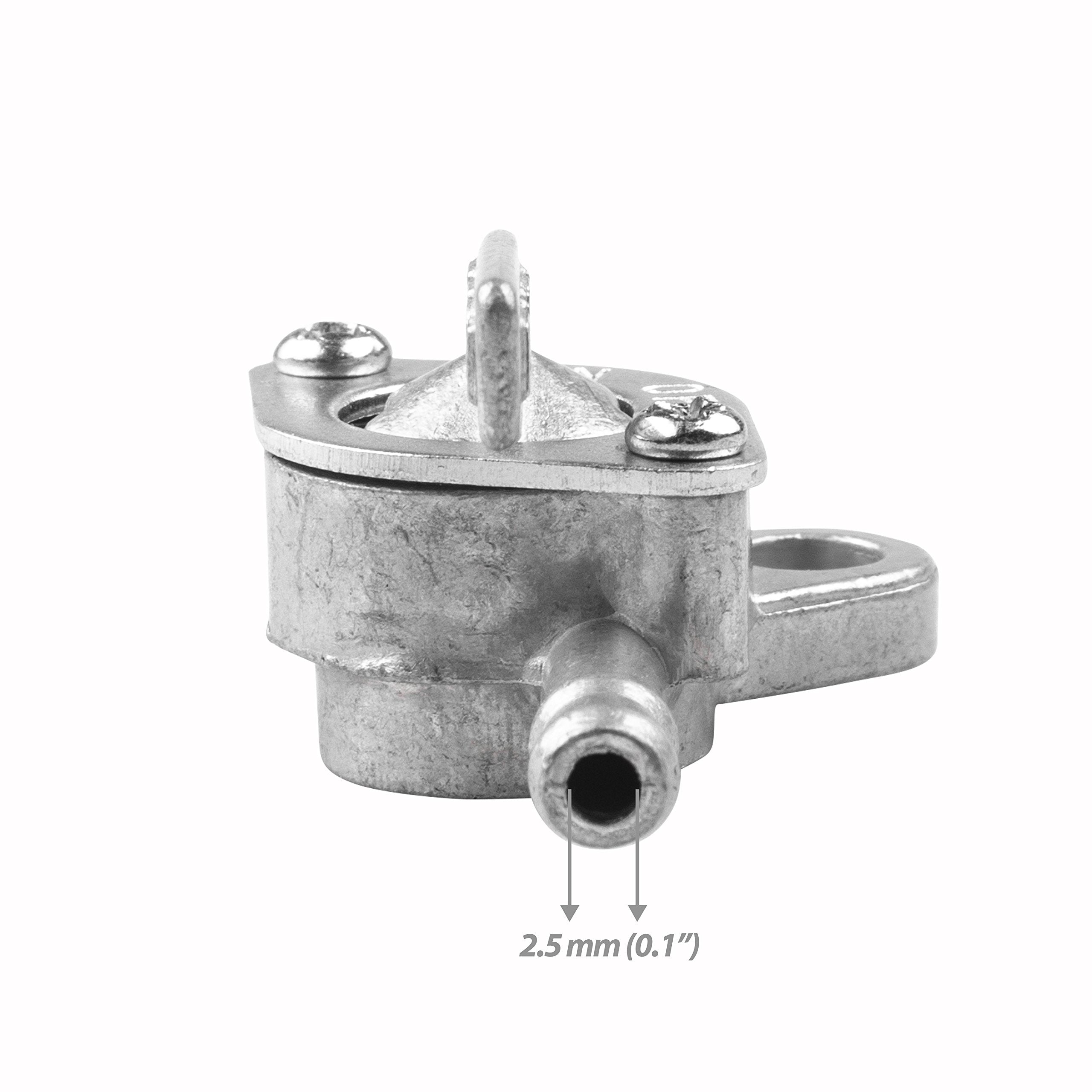 1Pz M2W-001 In-Line Gas Fuel Shut Off Petcock Fits 6Mm 1/4'' Or 3/16'' Id Hose Fuel Line For 50Cc 70Cc 90Cc 100Cc 110Cc 125Cc Sc
