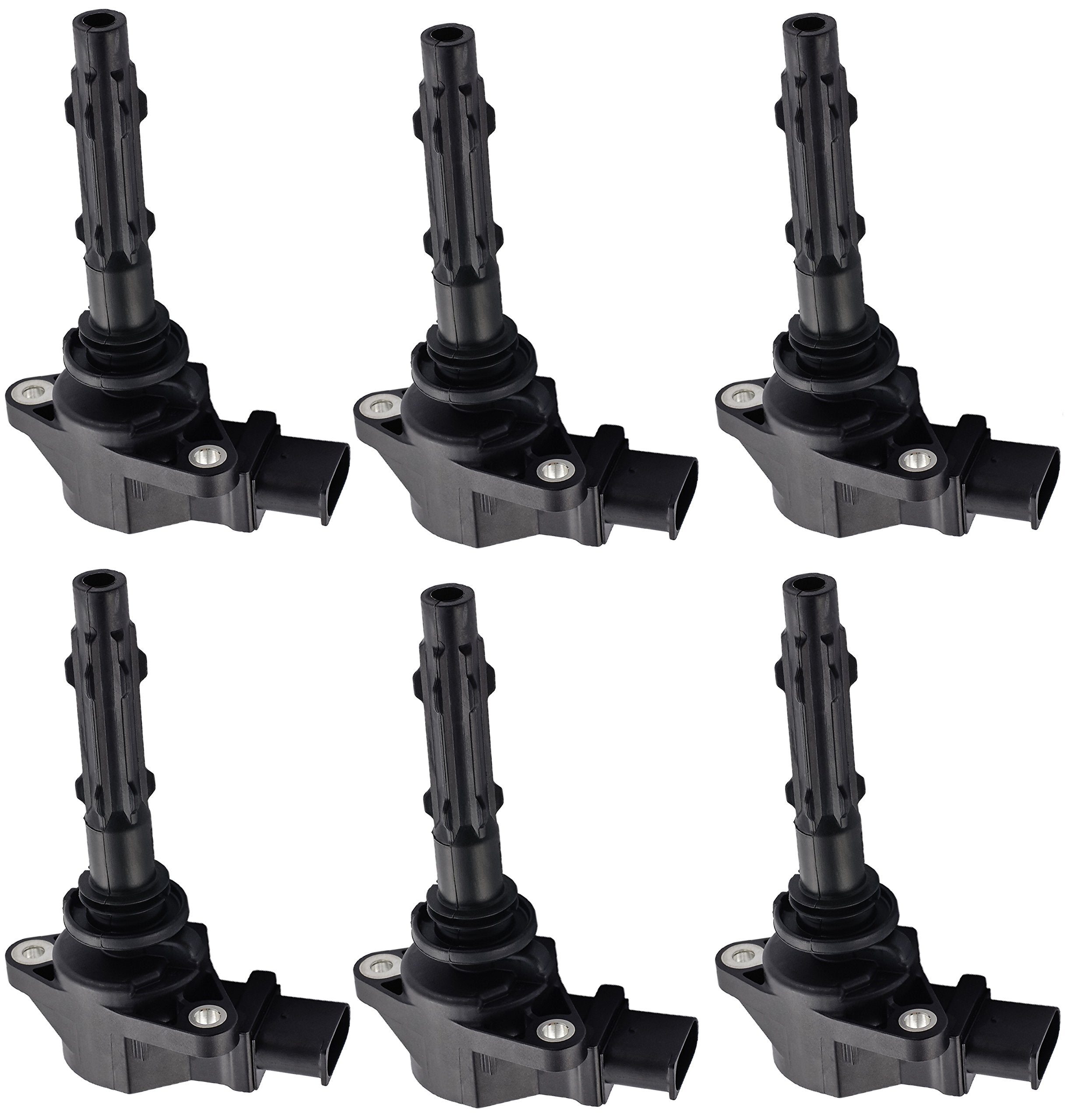 ENA Pack of 6 Ignition Coil 2.5L 3.0L 3.5L V6 Compatible with Mercedes-Benz C230 C280 C300 C350 CLK350 E350 GLK350 ML350 ML450 R