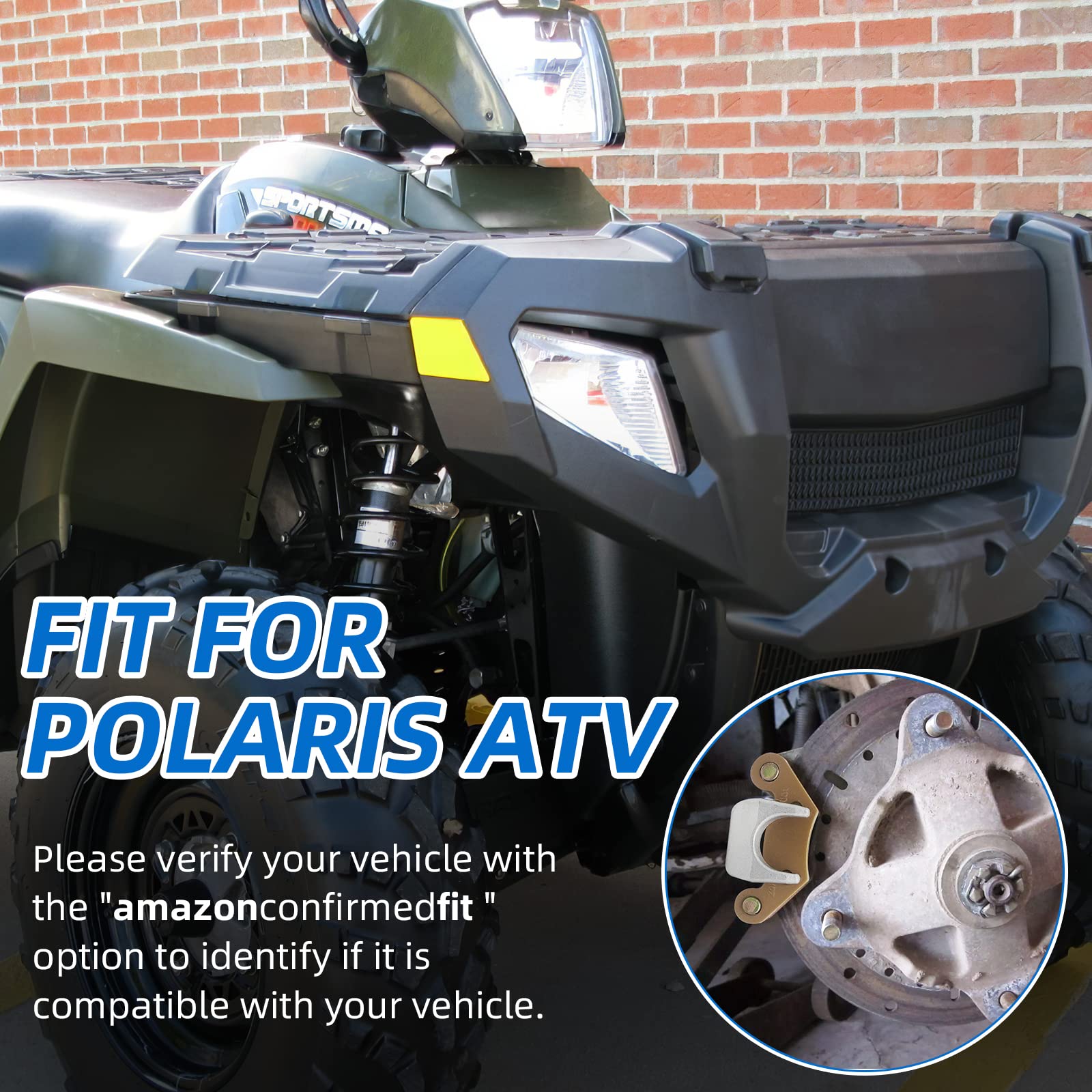 Front Left Right Brake Caliper Assembly For Polaris Atv Sportsman 400 450 500 600 700 800 500 Magnum 330 Atp 330 500 Tractor 500