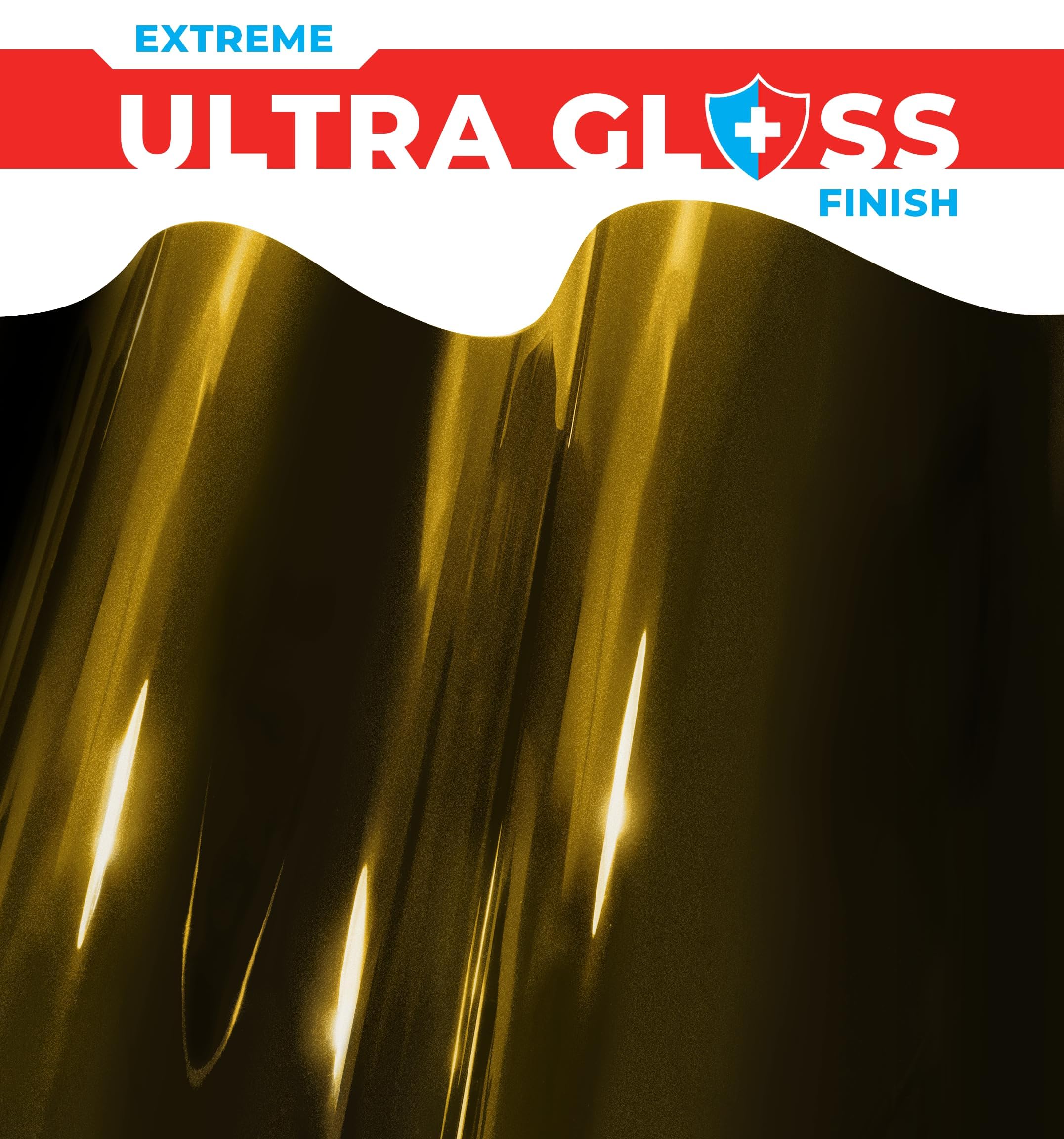 Colorfusion Ppf By Vvivid, Gloss Midnight Sun Dry Apply Ppf Vinyl Car Wrap Roll 1Ft X 5Ft