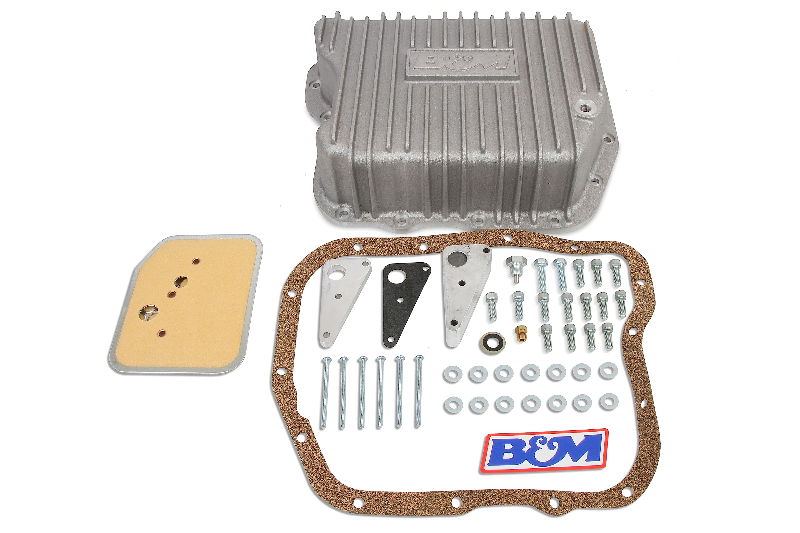 B&M Aluminum Transmission Pan 10280 - Durable Plastic, No Size, No Color