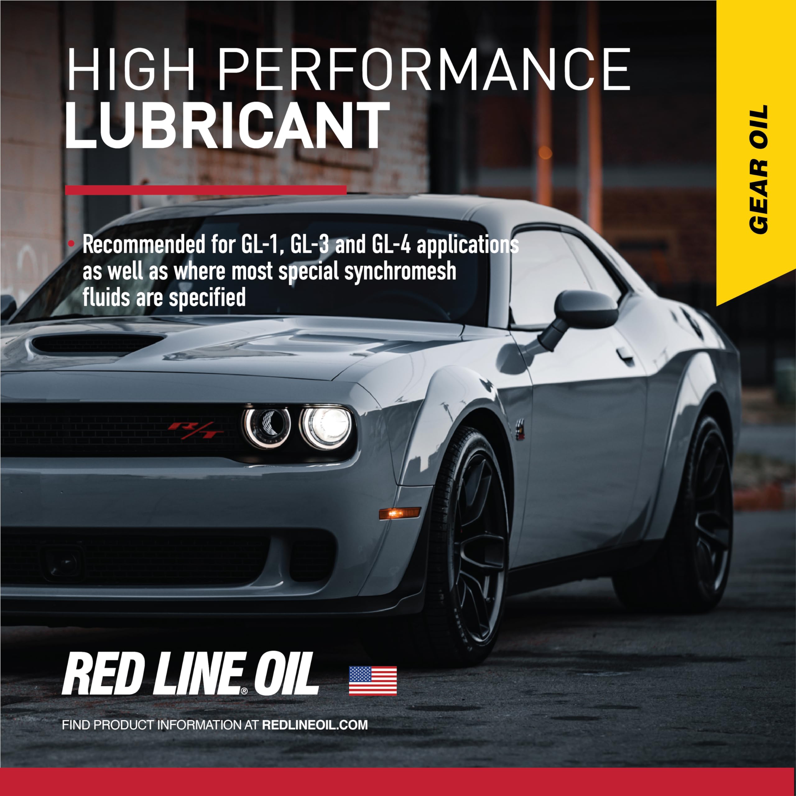 Red Line 50206 Sae 75W80 Api Gl-4 Manual Transmission And Transaxle Lubricant (Mtl) Car Gear Oil - 5 Gallon Pail