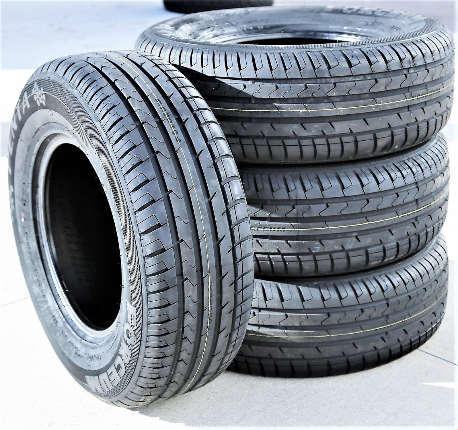 Forceum Penta All-Season Truck/SUV Tires - 225/65R17, 4-Ply, Load Range XL, Black Side Wall, UTQG 400AA, Set of