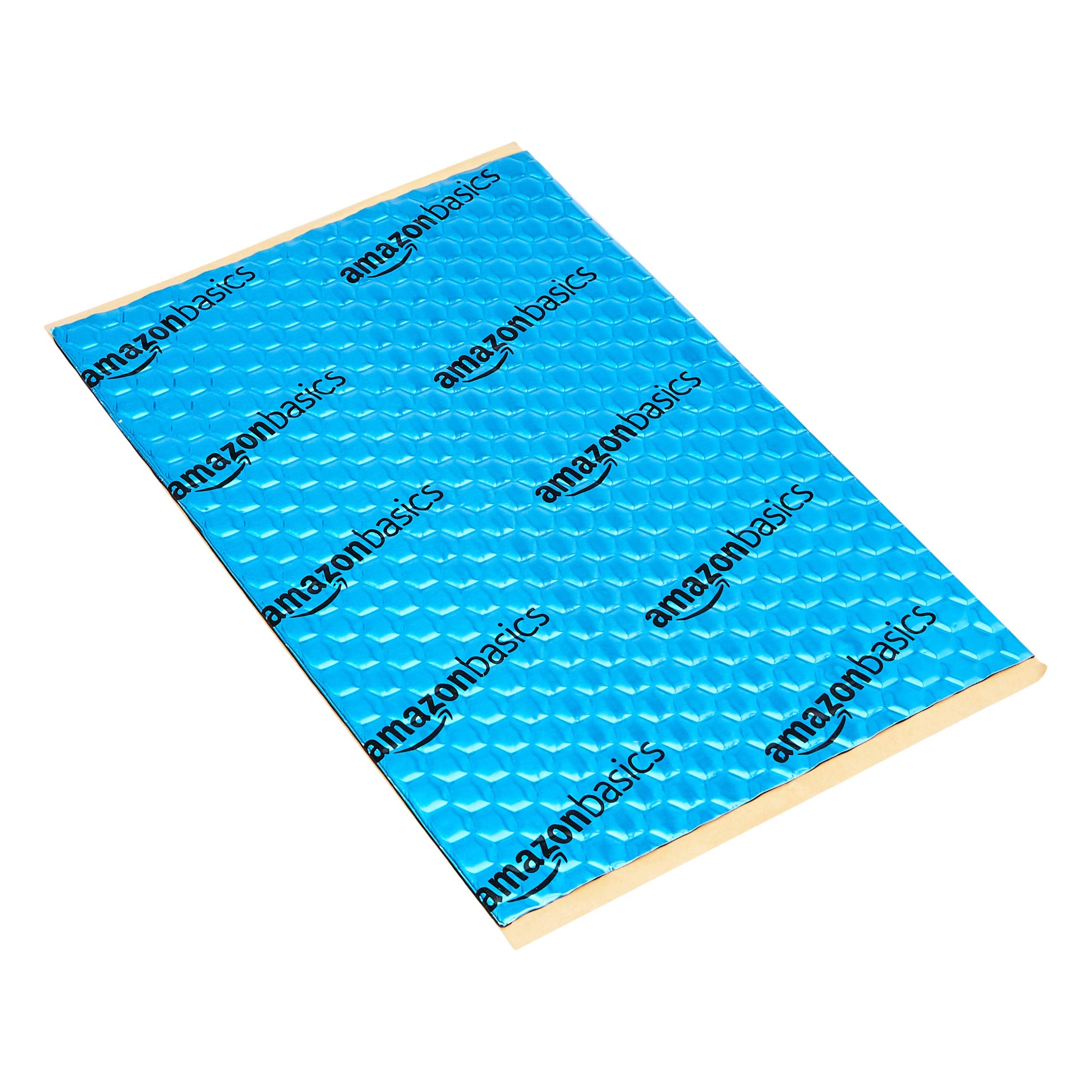Amazon Basics Car Sound Deadener, Rubber, 18x32 inch, Blue, Model AMZ1902, 9-Piece Set