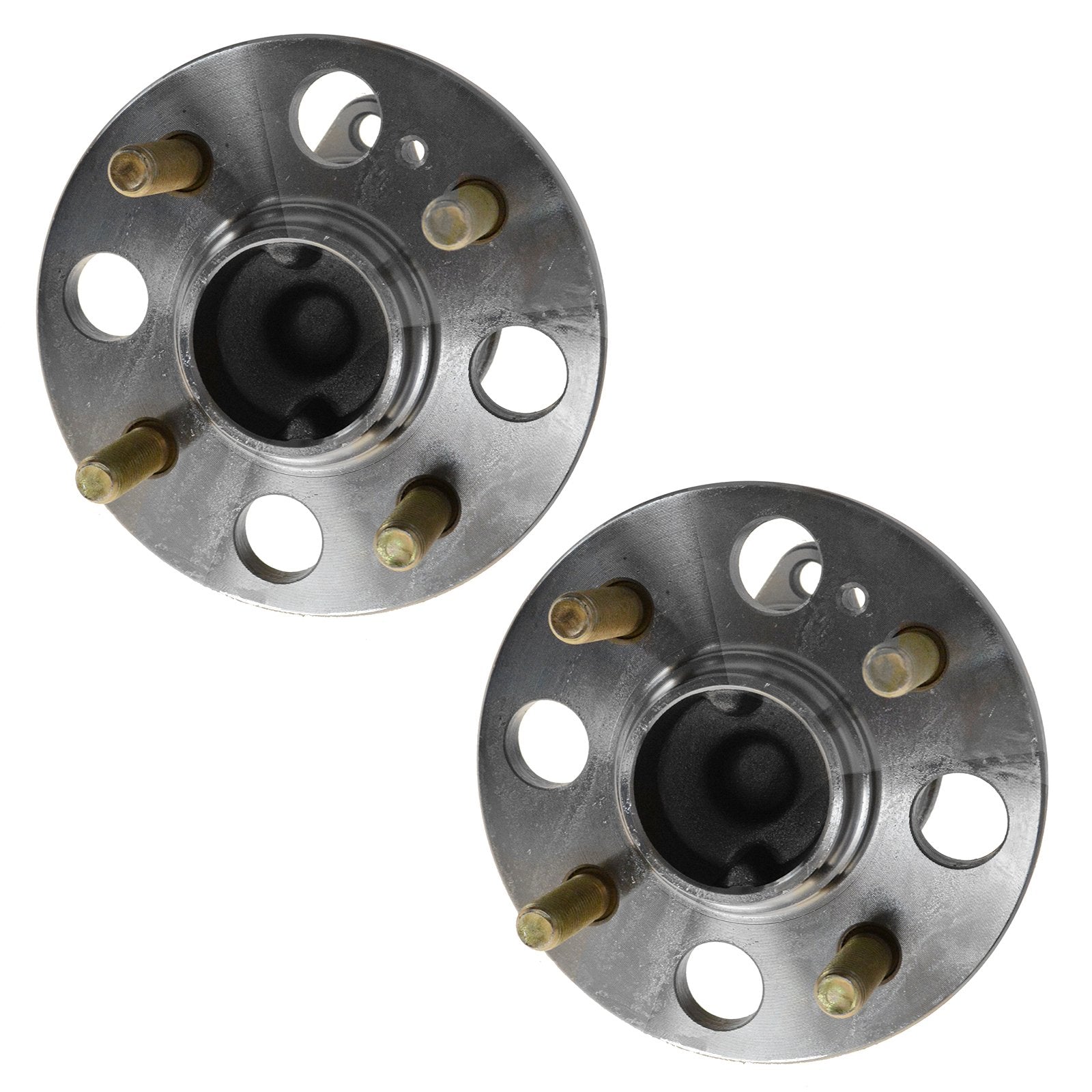 Trq Rear Wheel Hub Bearings Assembly Set Compatible With 2006-2011 Hyundai Accent Kia Rio Rio5