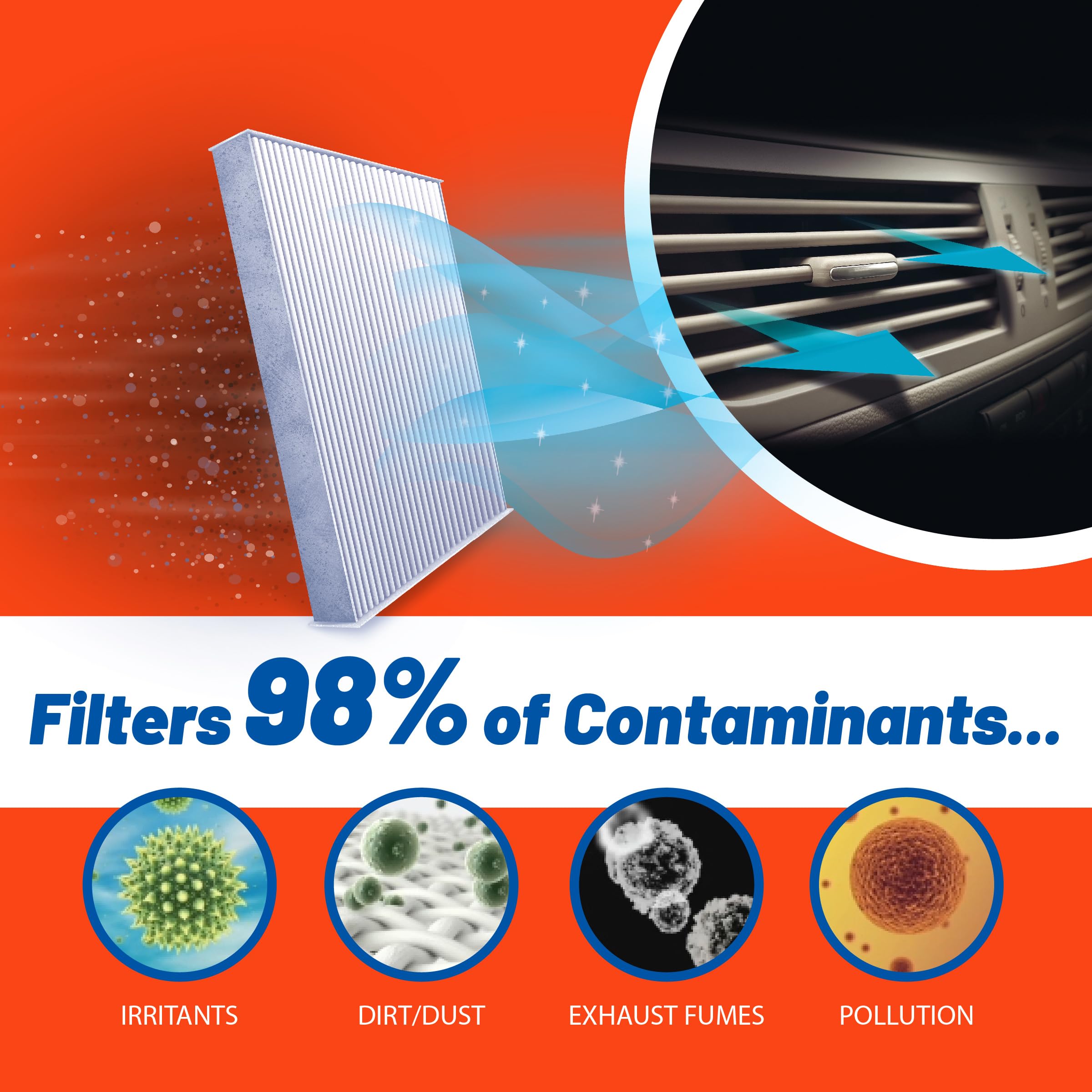 Fram Fresh Breeze Cabin Air Filter With Arm & Hammer Baking Soda, Cf11436 For Audi Vehicles