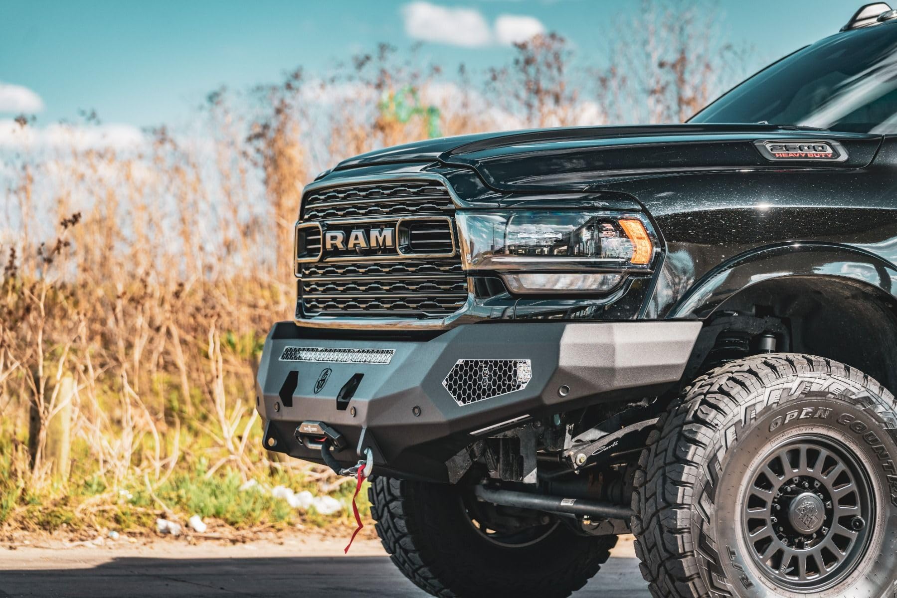 Road Armor 2204Df-B1-P3-Md-Bh Identity Full Width Raw Front Hd Bumper