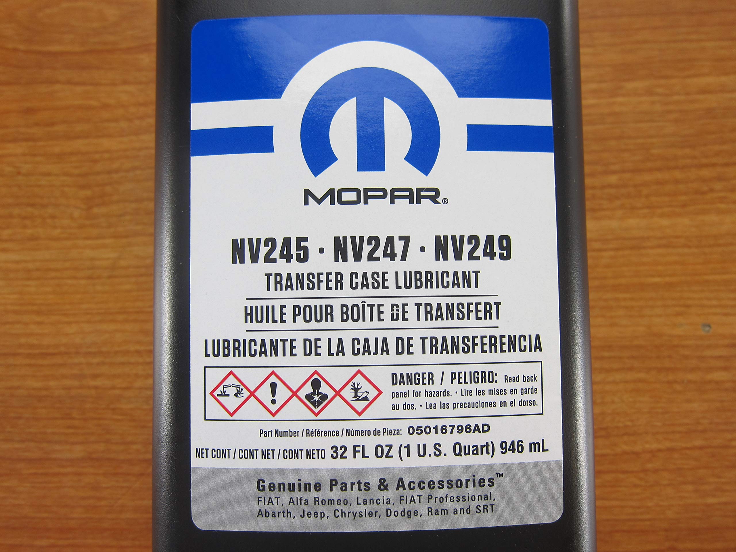 Mopar OEM Lubricant for NV245 NV247 NV249 Transfer Cases - 2 Quarts