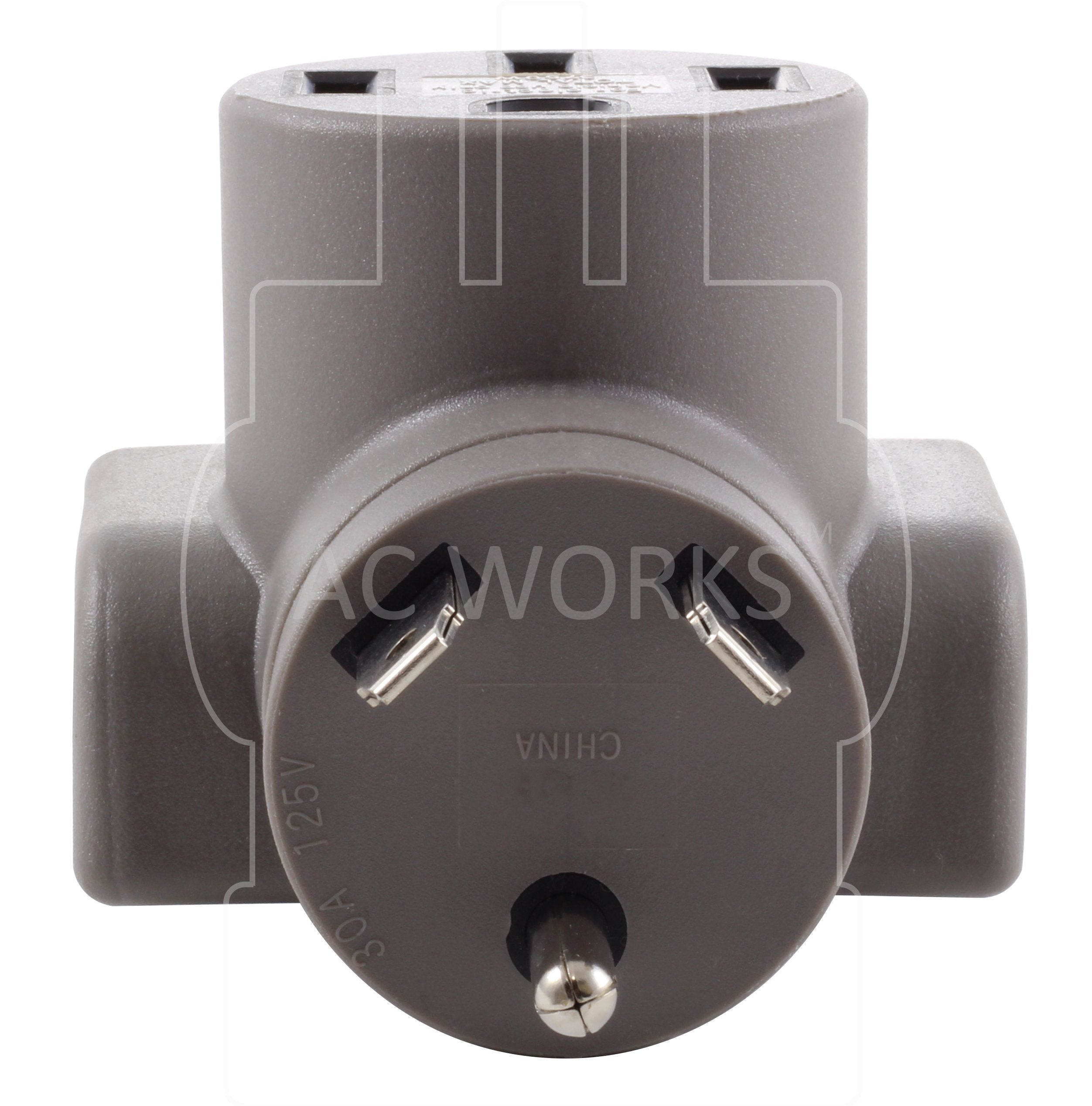Ac Works Ev Charging Adapter For Tesla Use (Tt-30P Rv/Trailer 30A To Tesla)