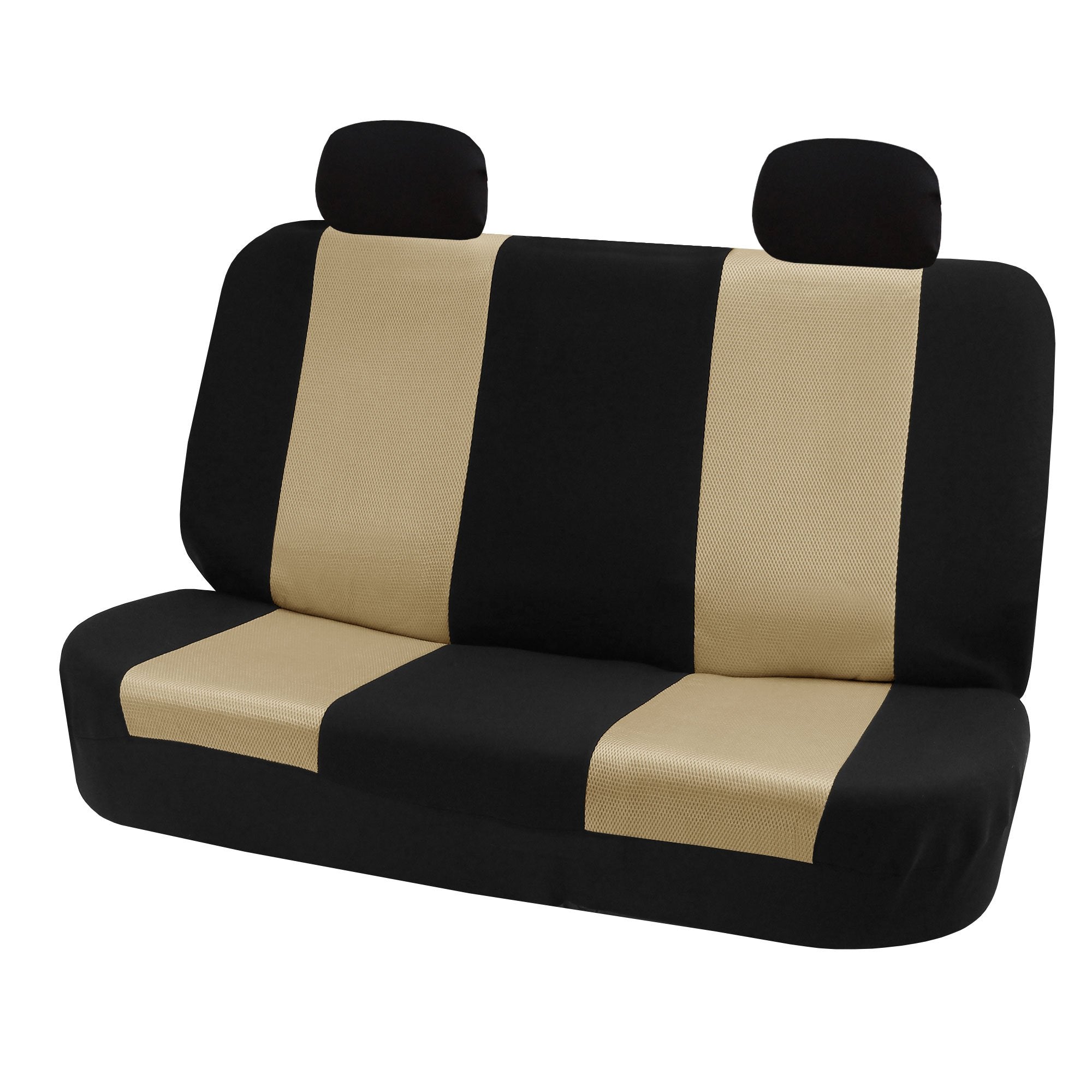 Fh Group Rear Set Car Seat Covers 3D Air Mesh -Universal Fit Automotive Seat Covers, Rear Seat Covers, Washable Car Seat Cover F