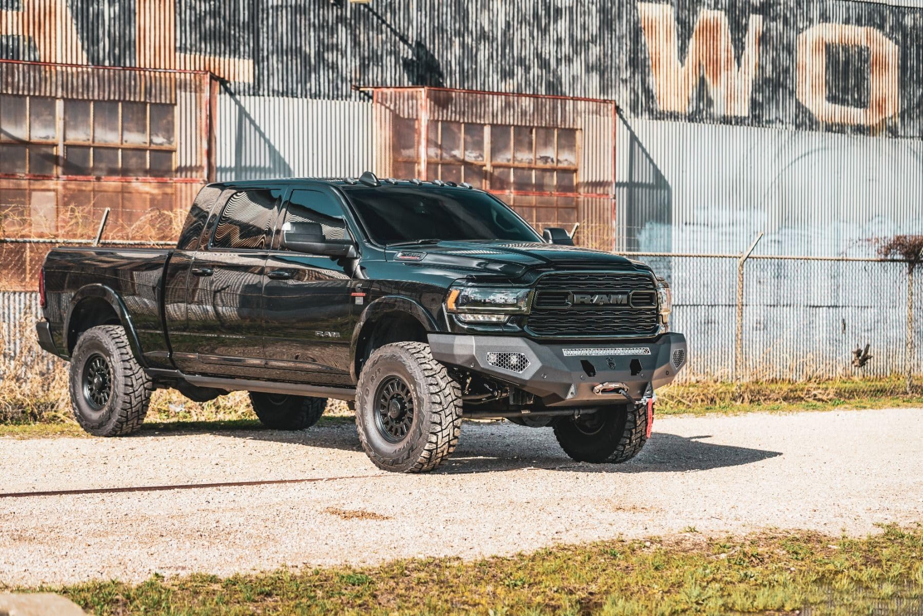 Road Armor 2204Df-B1-P3-Md-Bh Identity Full Width Raw Front Hd Bumper