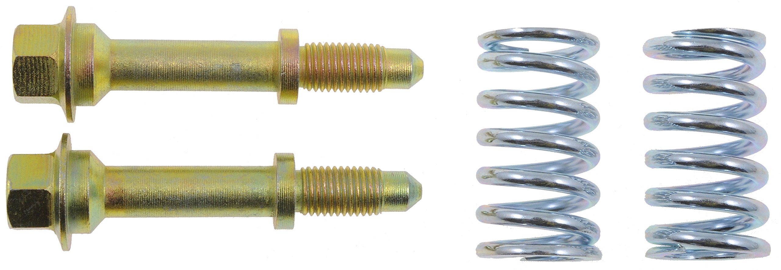 Dorman Exhaust Bolt and Spring Set - 2 Springs, 2 Studs, Alloy Steel, Model 675-221, Compatible with Select Models