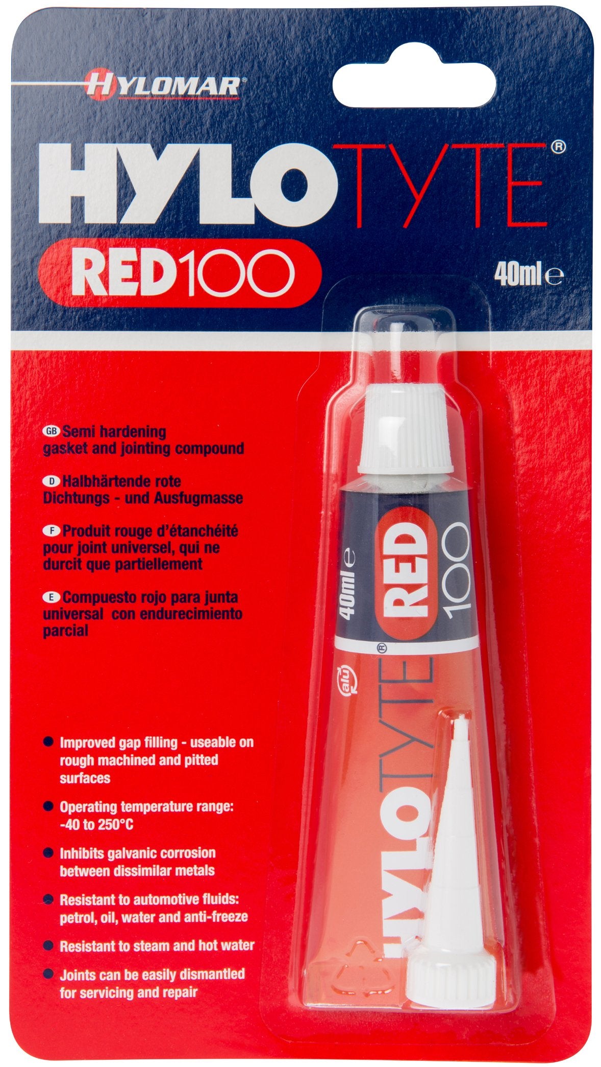 Hylomar F/Hytr100/040M Hylotyte, Red