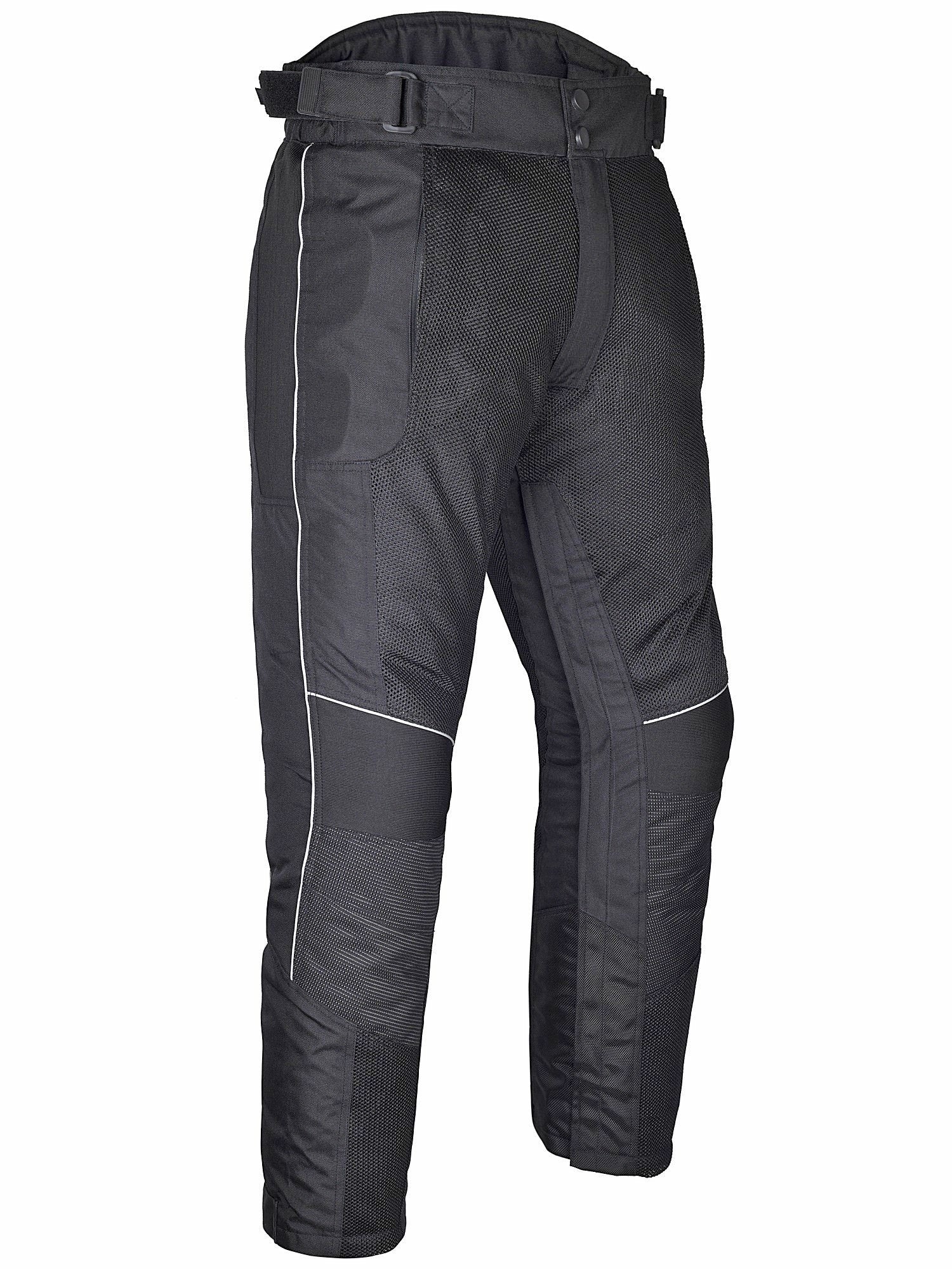 Wicked Stock Mesh Motorcycle Pants-Motorcycle Pants With Armor -Adventure Motorcycle Pants-Riding Gear-Motocross Pants Black, 46