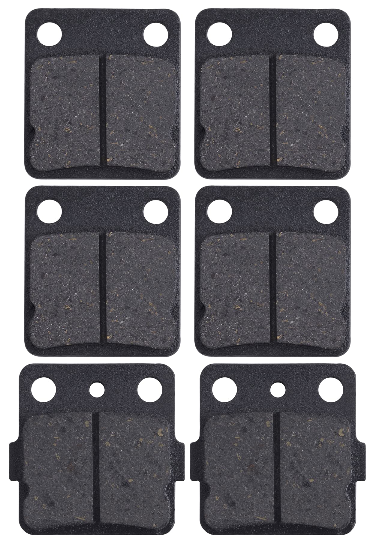 MWMNUN Brake Pads Front/Rear Compatible with Yamah Wolverine 350 Warrior 350 Blaster 200 Banshee 350 Braking for Raptor 125 YFZ3