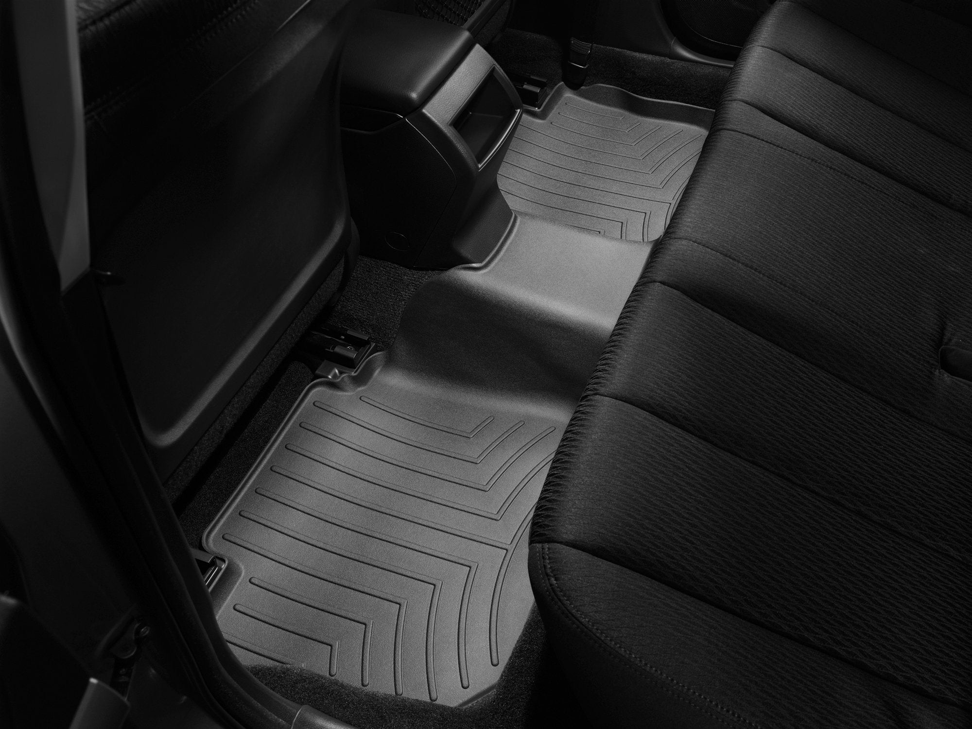 WeatherTech Custom Fit FloorLiners for Subaru Legacy, Outback - 2nd Row (442592), Black