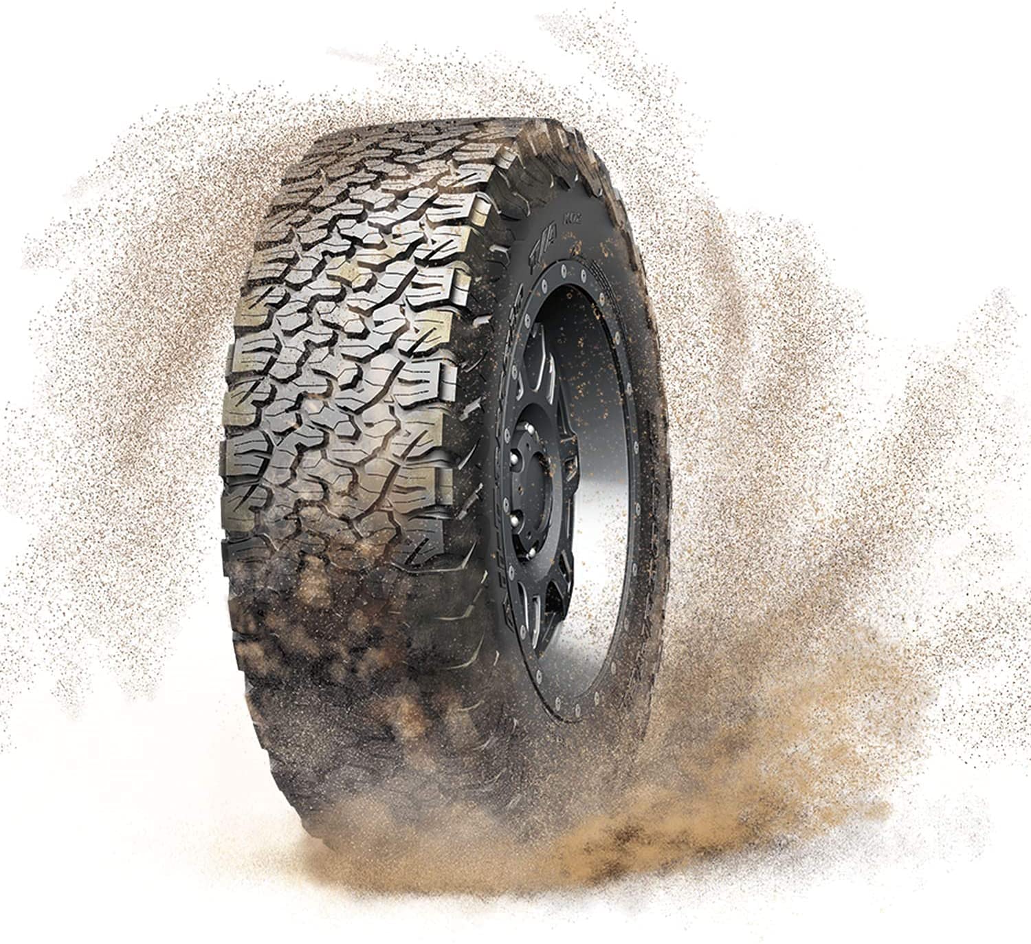 Bfgoodrich All Terrain T/A Ko2 Radial Car Tire For Light Trucks, Suvs, And Crossovers, 33X12.50R15/C 108R