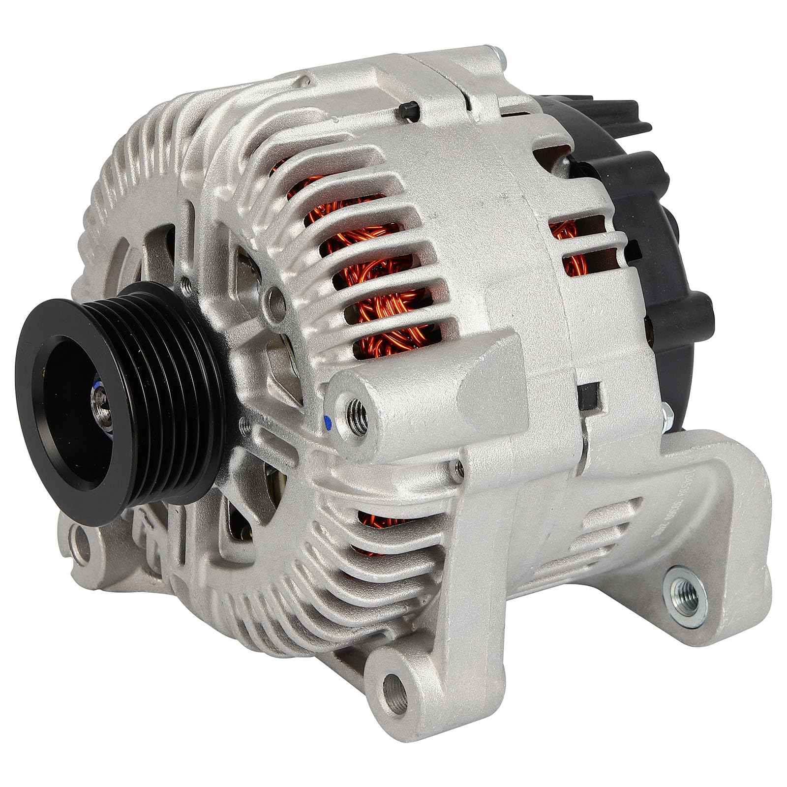 SCITOO Alternator Fits for BMW 335i 2009-2010 3.0L, 335d 2009-2011 3.0L, M5 2006-2010 5.0L, M6 2006-2010 5.0L - 12V 170Amp CW 6-
