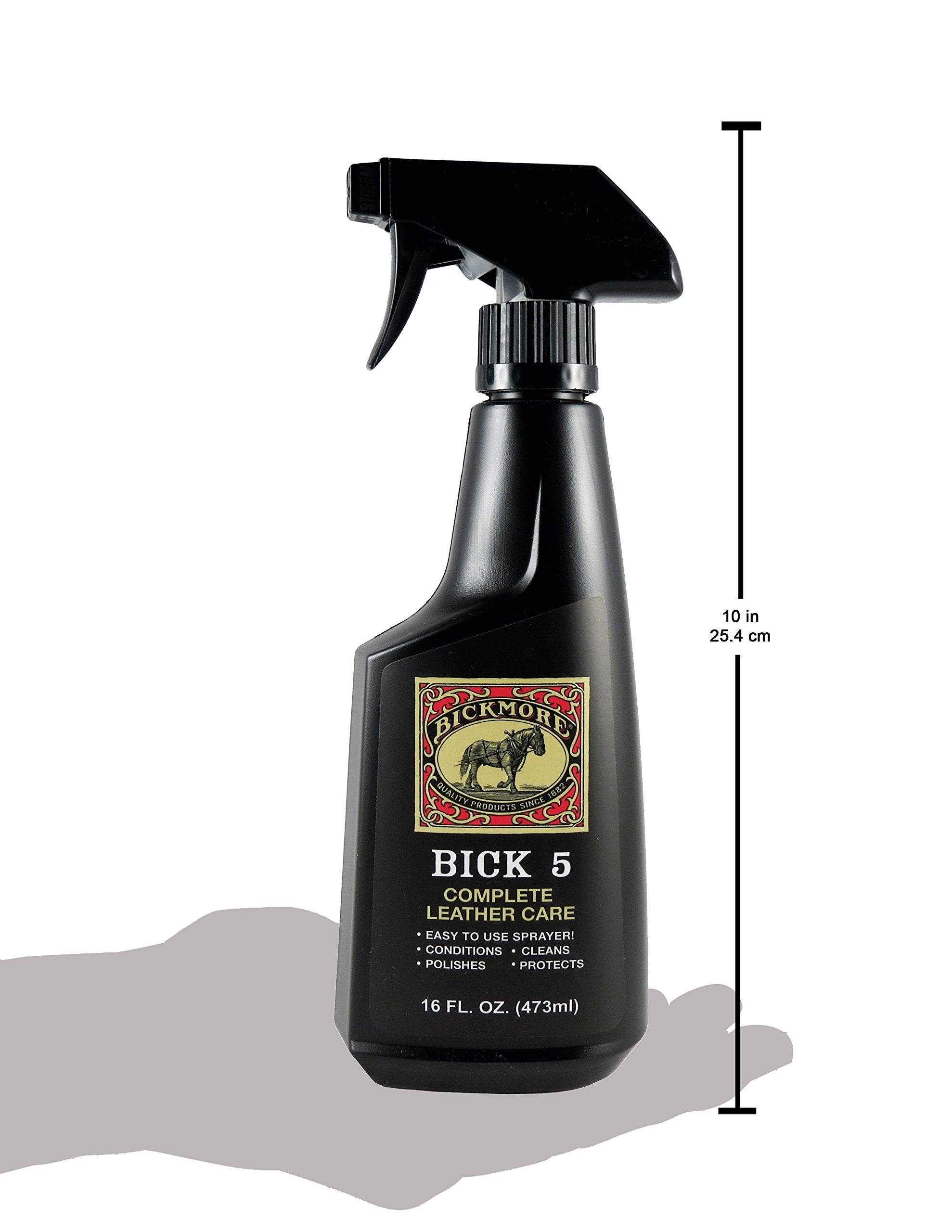 Bickmore Bick 5 Leather Cleaner & Conditioner Spray 16oz (2-Pack) - Clear, Cotton/Polyurethane