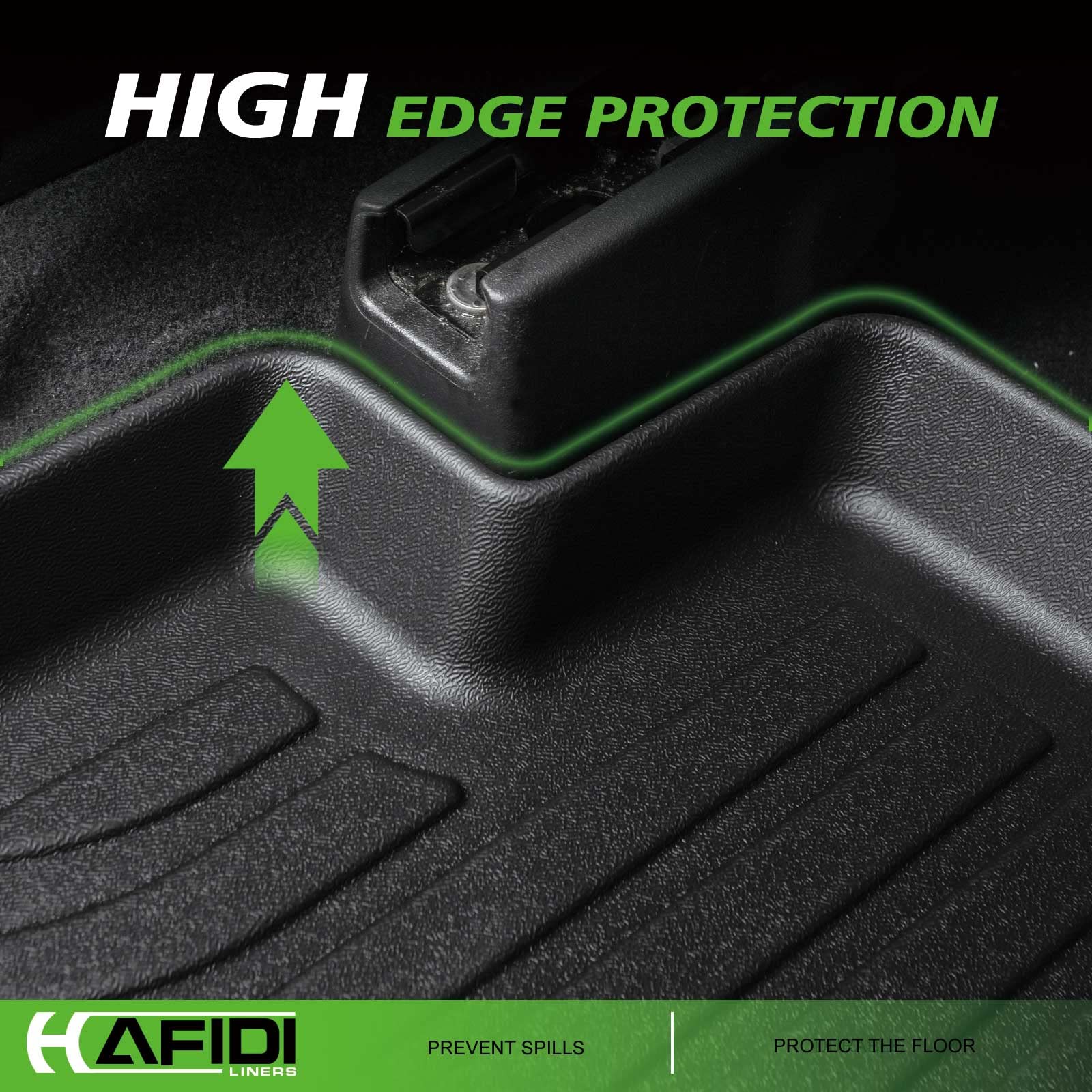 HAFIDI Floor Mats Custom for Chevrolet Chevy Bolt EV 2017-2023 (Not EUV) All Weather Protection TPE Heavy Duty Non-Slip Automoti
