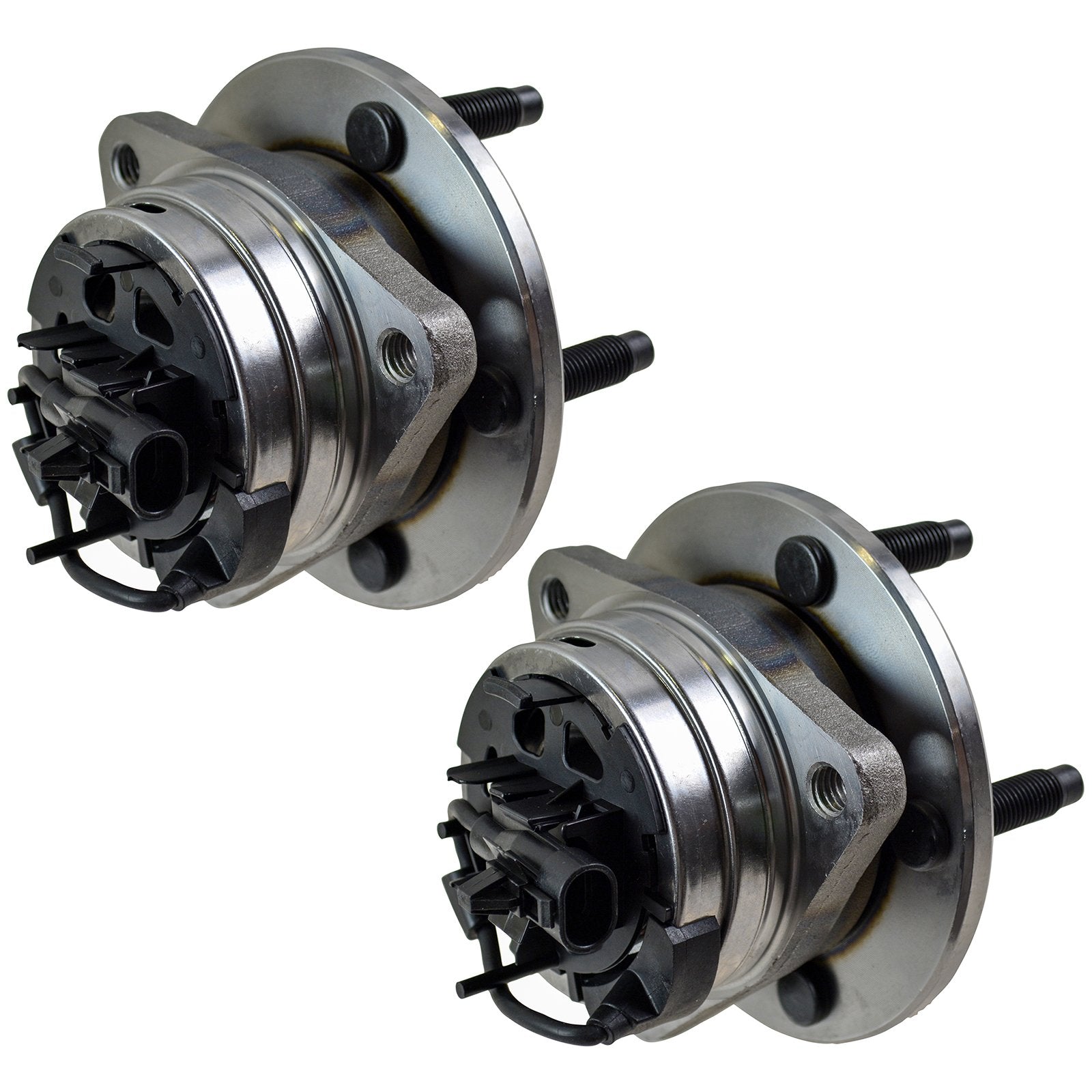 Trq Front Wheel Hub Bearings Assembly Set Compatible With 2008-2010 Chevrolet Cobalt Hhr 2004-2012 Malibu 2005-2010 Pontiac G6 2