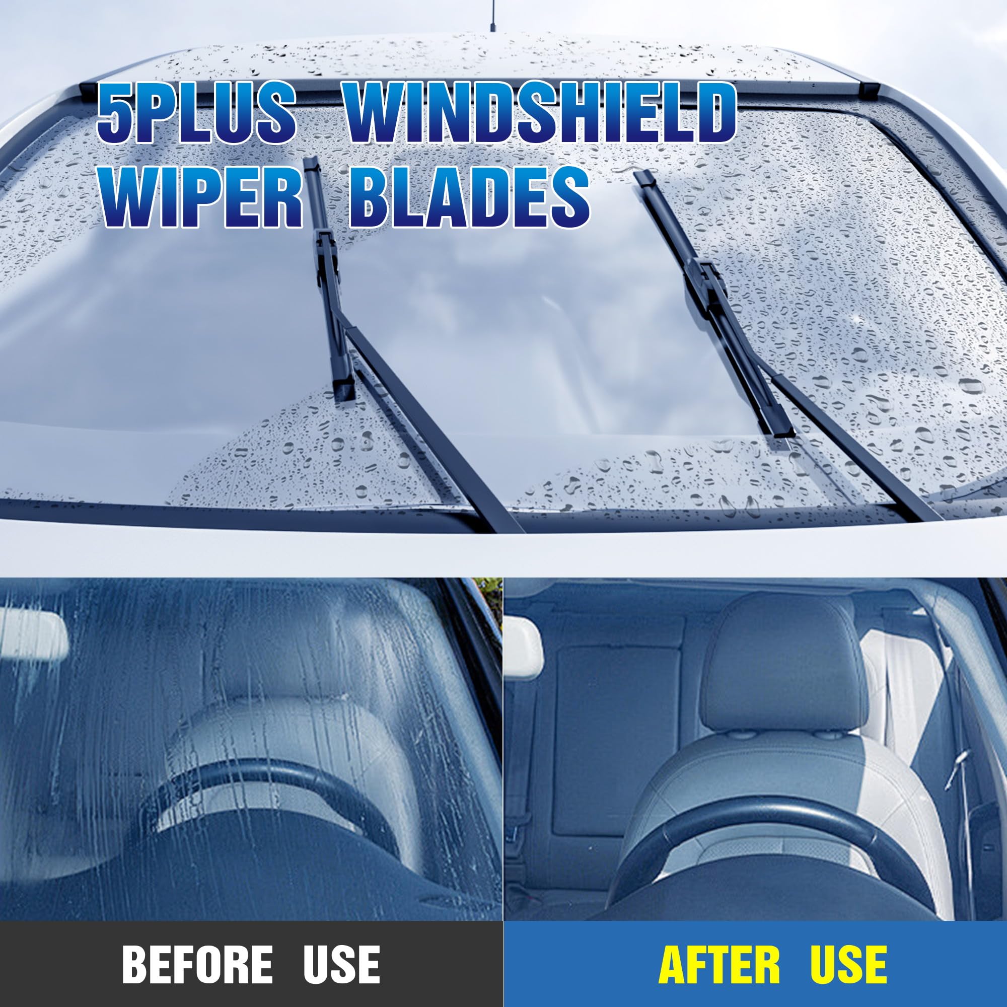 26''+16'' Windshield Wiper Blades Replacement For Subaru Impreza 2023-2017 Crosstrek 2023-2018 Wrx Sti 2018 2017 /Toyota C-Hr 20