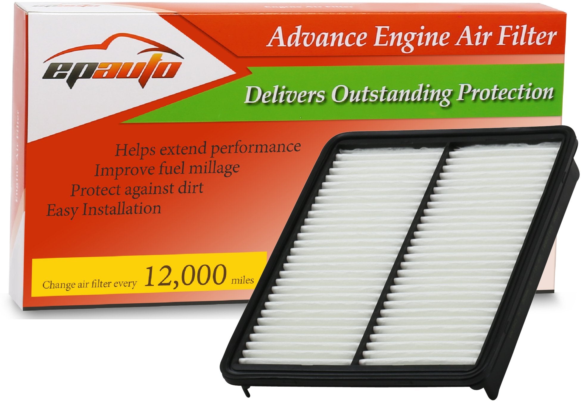 Epauto Gp881 (28113-2P100) Replacement Panel Engine Air Filter
