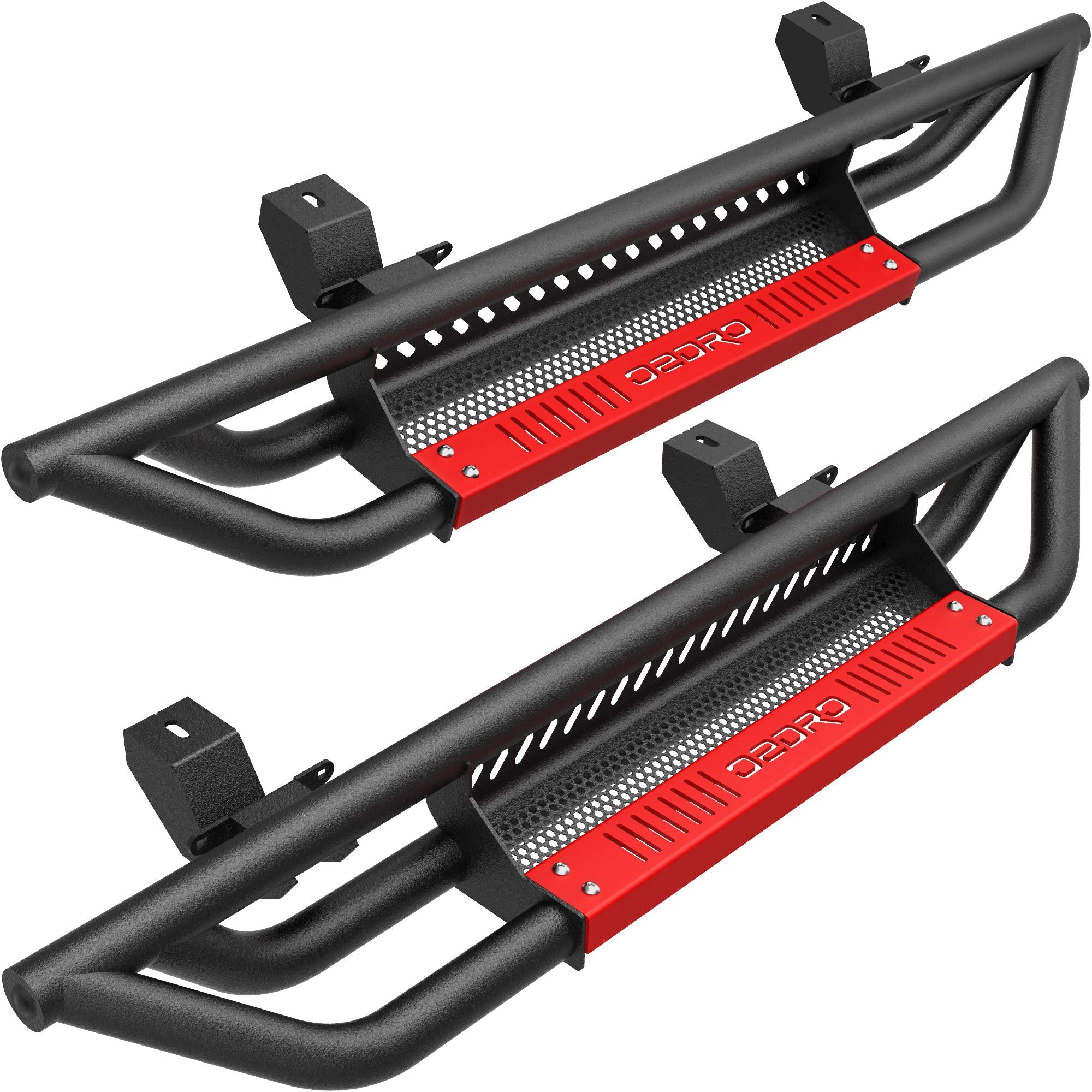 Oedro 6 Inch Running Boards, Drop Side Steps Compatible With 2018-2025 Jeep Wrangler Jl 2 Door, All Steel Nerf Bar Paintable Ste