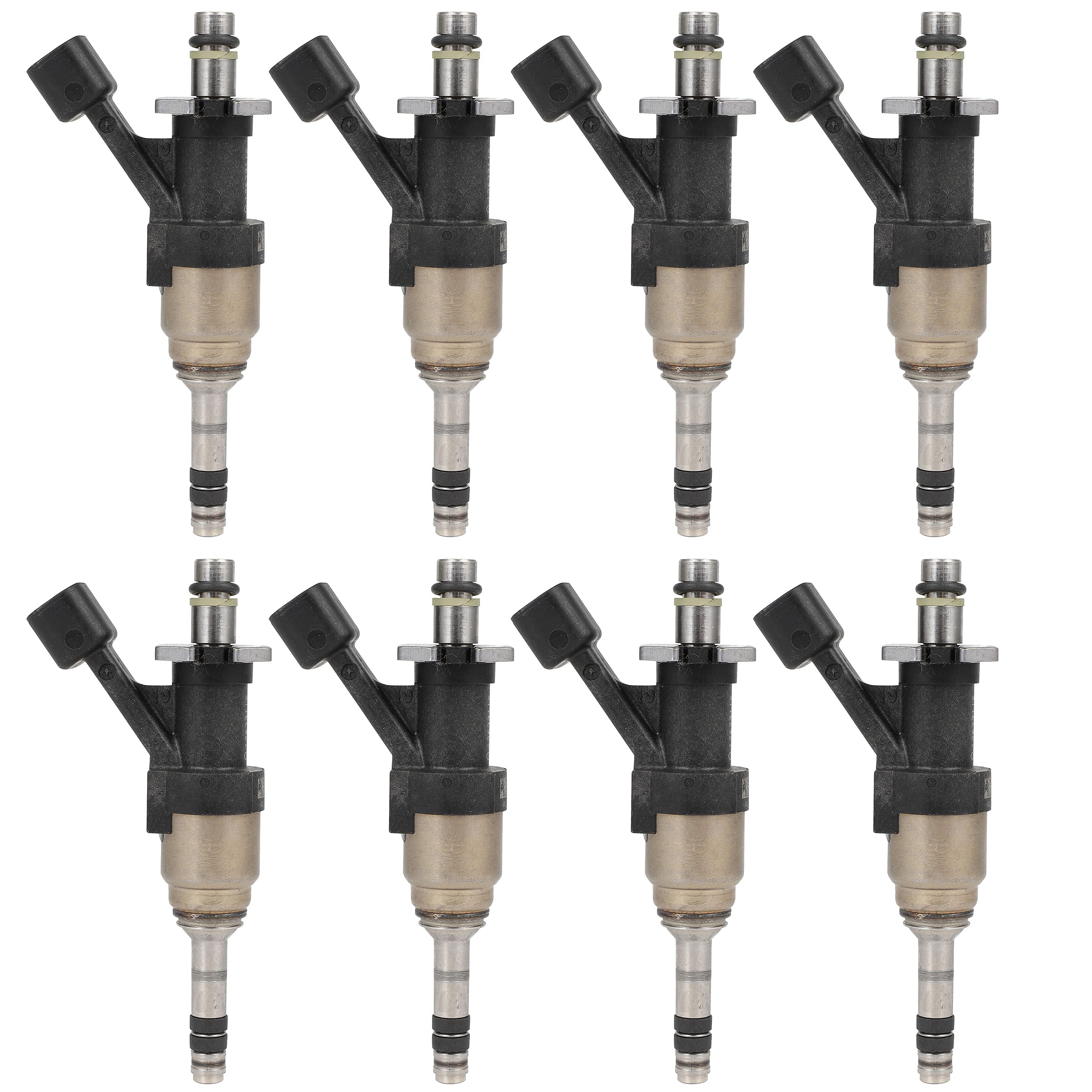 SCITOO FJ1217 8Pcs 6 Holes Fuel Injectors fit for Cadillac for Escalade 6.2L 2021, for Chevy for Express 2500 4.3L 2020-2021, fo