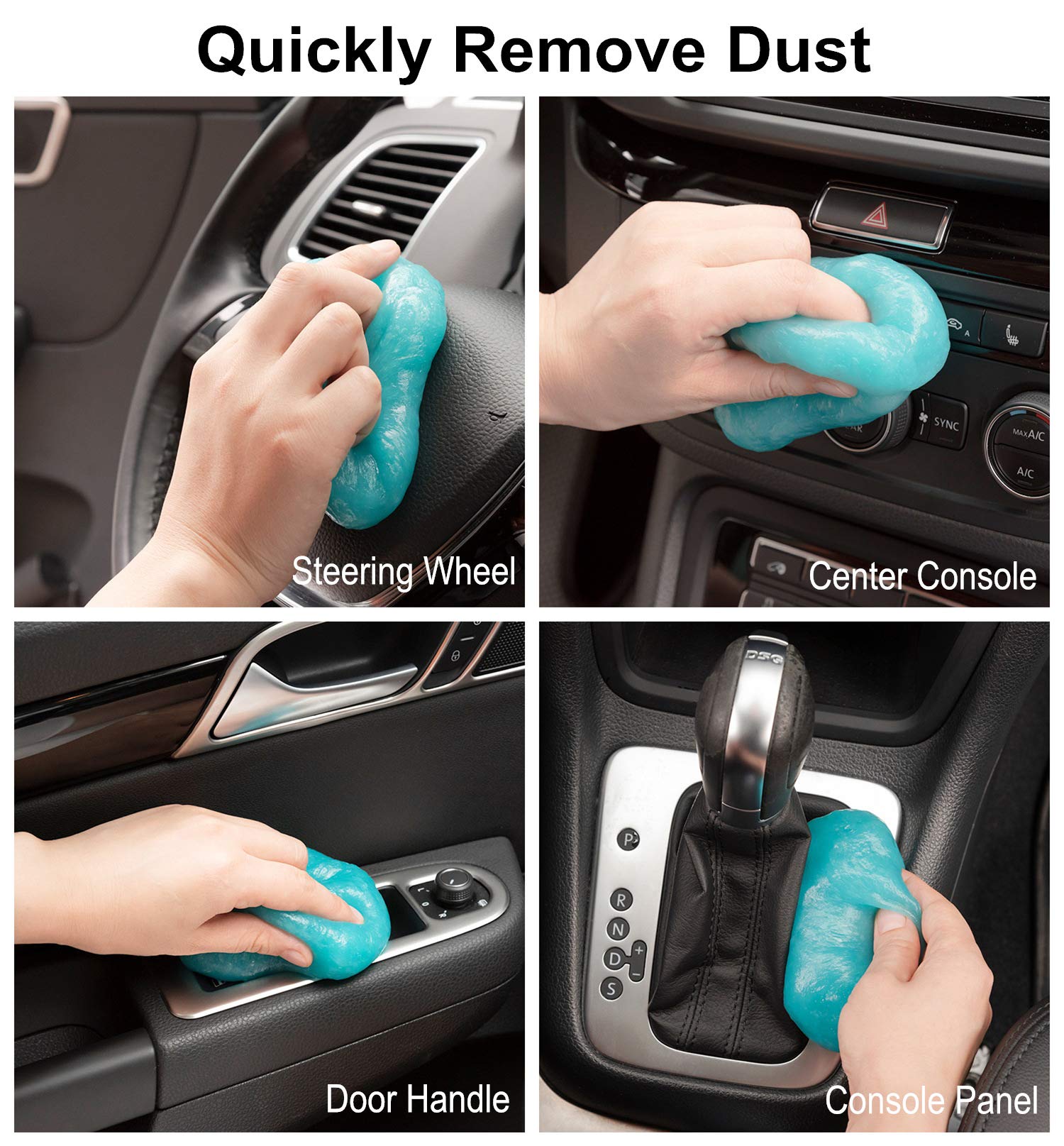Ticarve Car Cleaning Gel Car Putty Car Cleaning Putty Auto Tools For Car Interior Cleaner Cleaning Kits Automotive Car Cleaner B