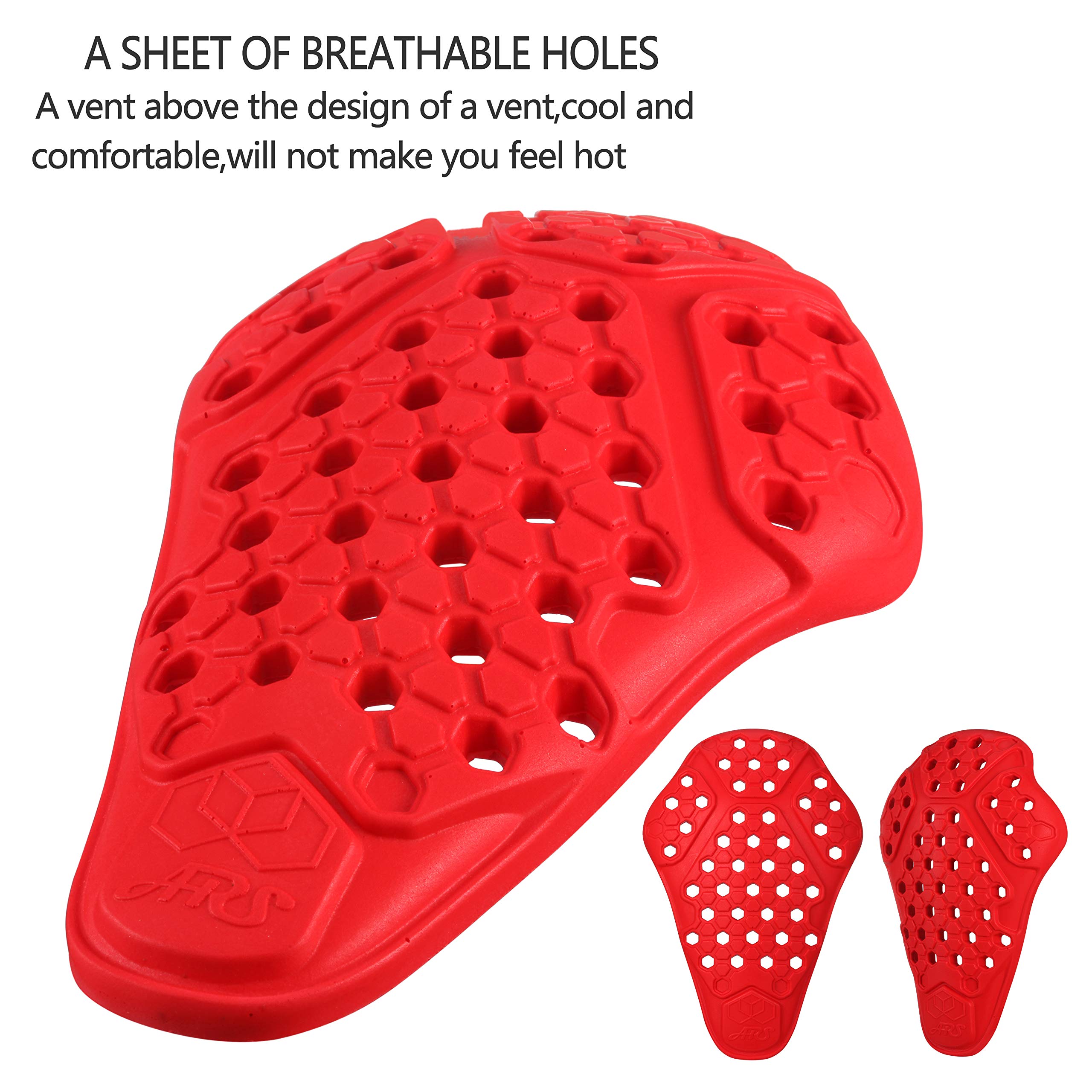 Surlim Knee Protector Ce Insert Armor Motorcycle Pants Replacement Pads Pair