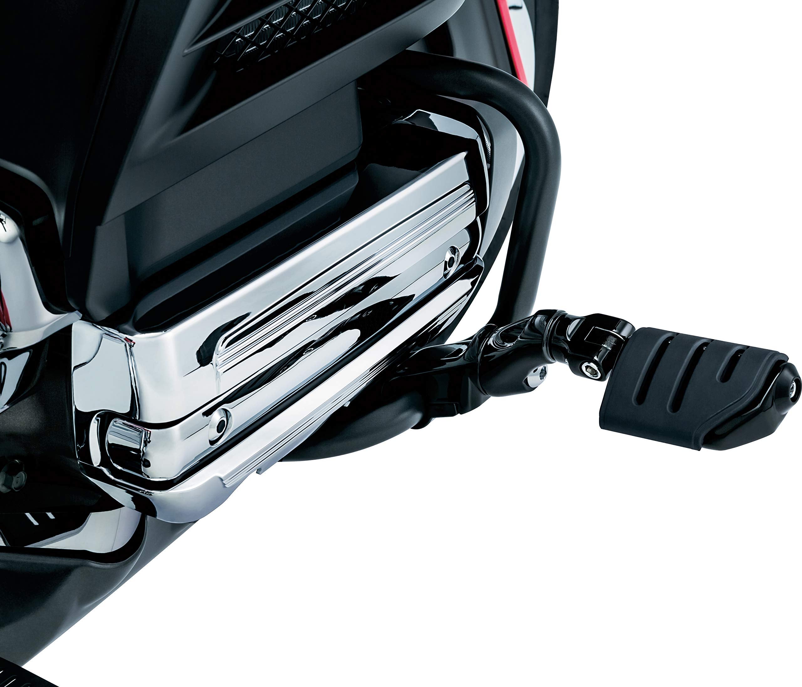 Kuryakyn 3995 Motorcycle Foot Controls: Ergo II Cruise Mounts with Trident Dually ISO Pegs and Mini Arms for Honda Gold Wing, Va