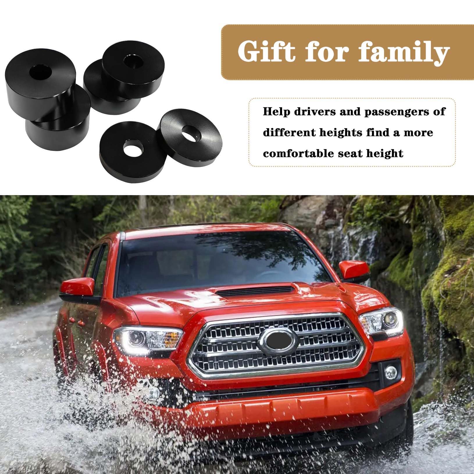 Timilge Adjustable Front Seat Spacer Lift Kit For Tacoma 2005-2022, 4Runner 2003-2022, Fj 2006-2014, Lexus Gx460 Gx470 2003-2022