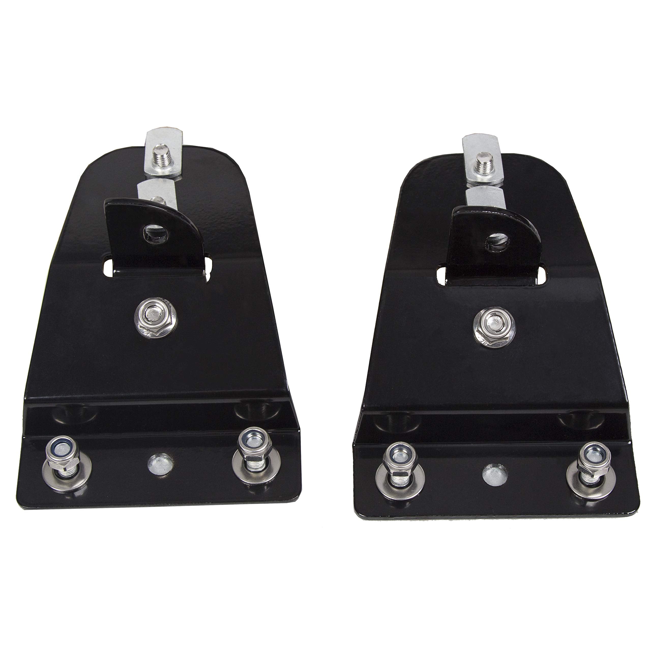 ECOTRIC Tower Brackets for 15 17 Series Sprinter, Aluminum, Black, Model ET-297-B