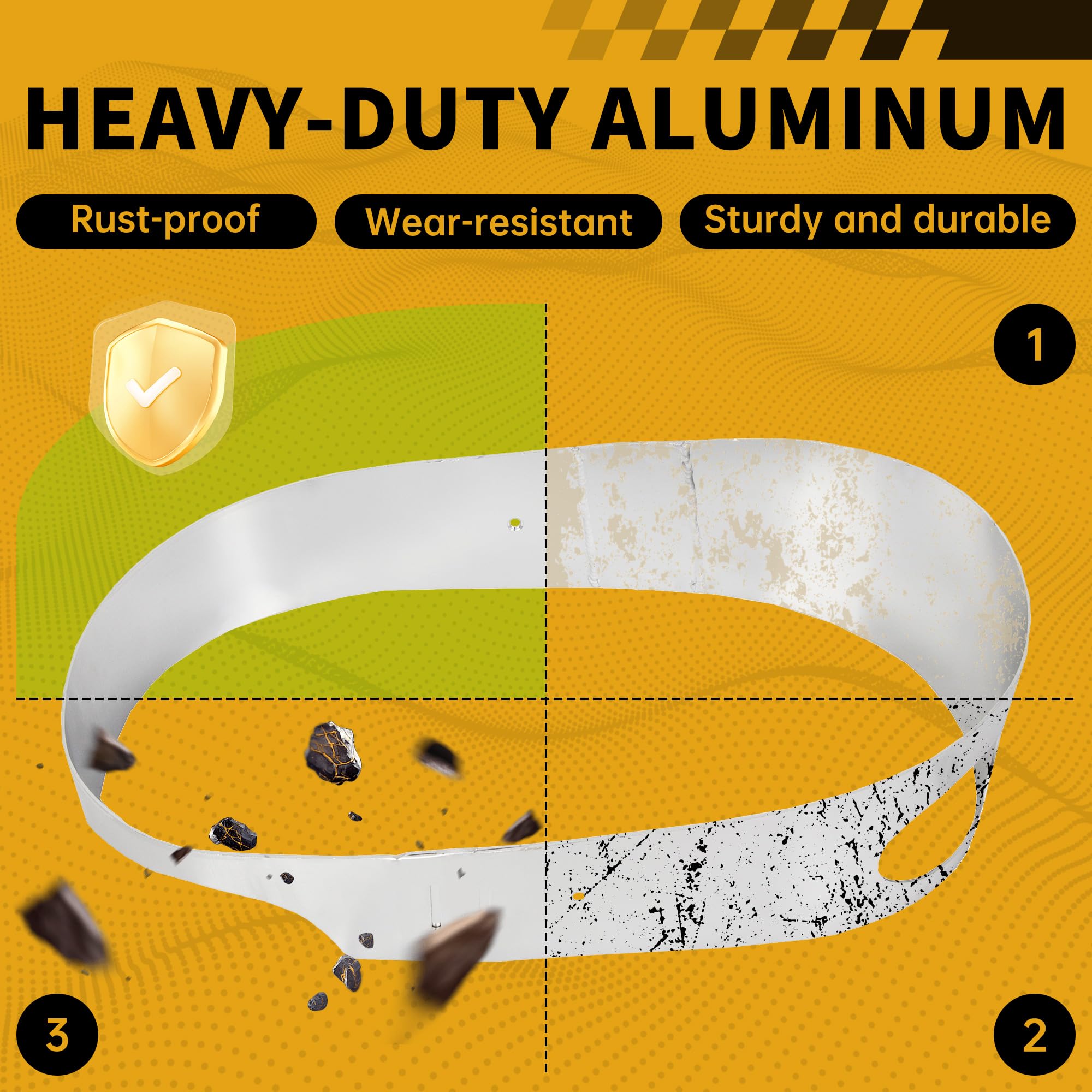 ECOTRIC Clutch Cover Belt Guard Protector for 2017-2023 Can Am Maverick X3, Aluminum, Medium, Silver, Model VC-LYMM-044