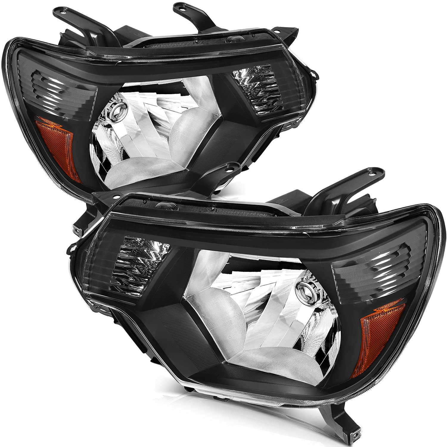 OCPTY Headlight Assembly Pair Replacement for Toyota Tacoma 2012-2015 Bulbs Not Included 8115004180 8111004180