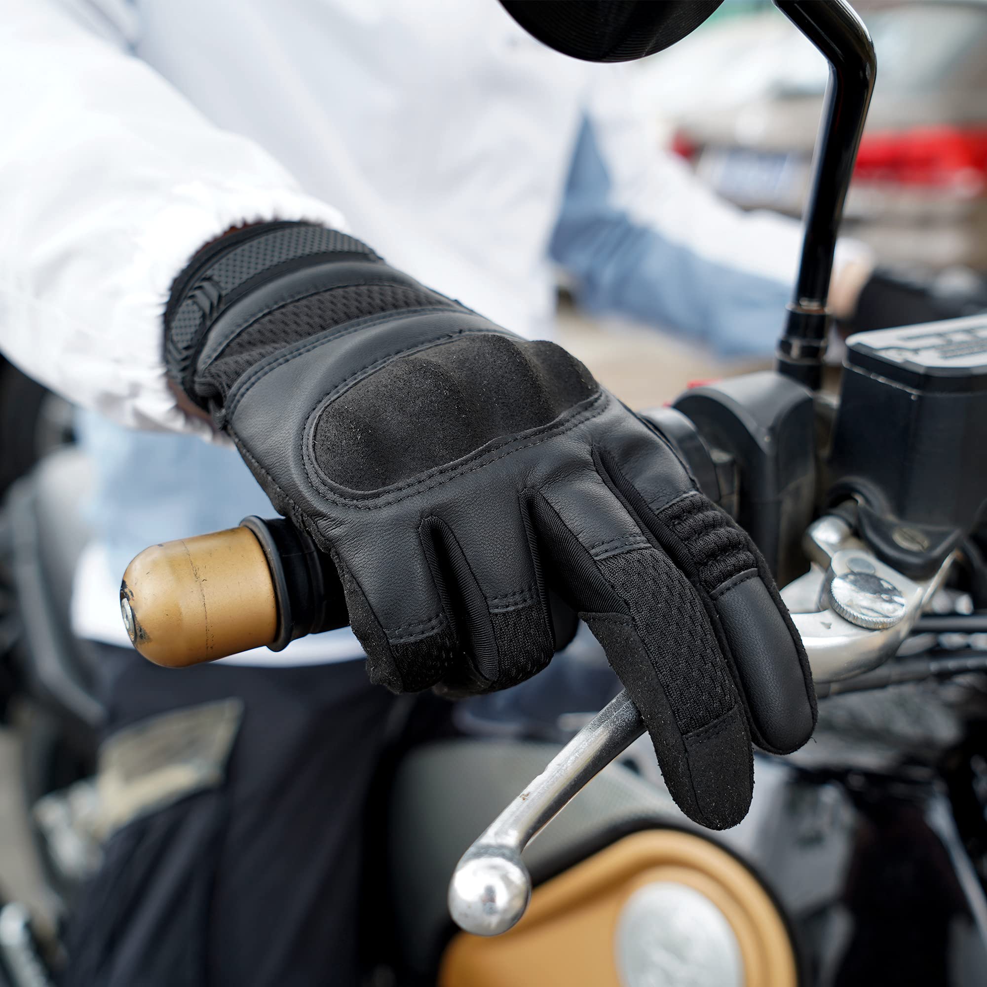 Axbxcx Touch Screen Full Finger Gloves For Motorcycles Cycling Motorbike Atv Bike Camping Climbing Hiking Work Outdoor Sports Me
